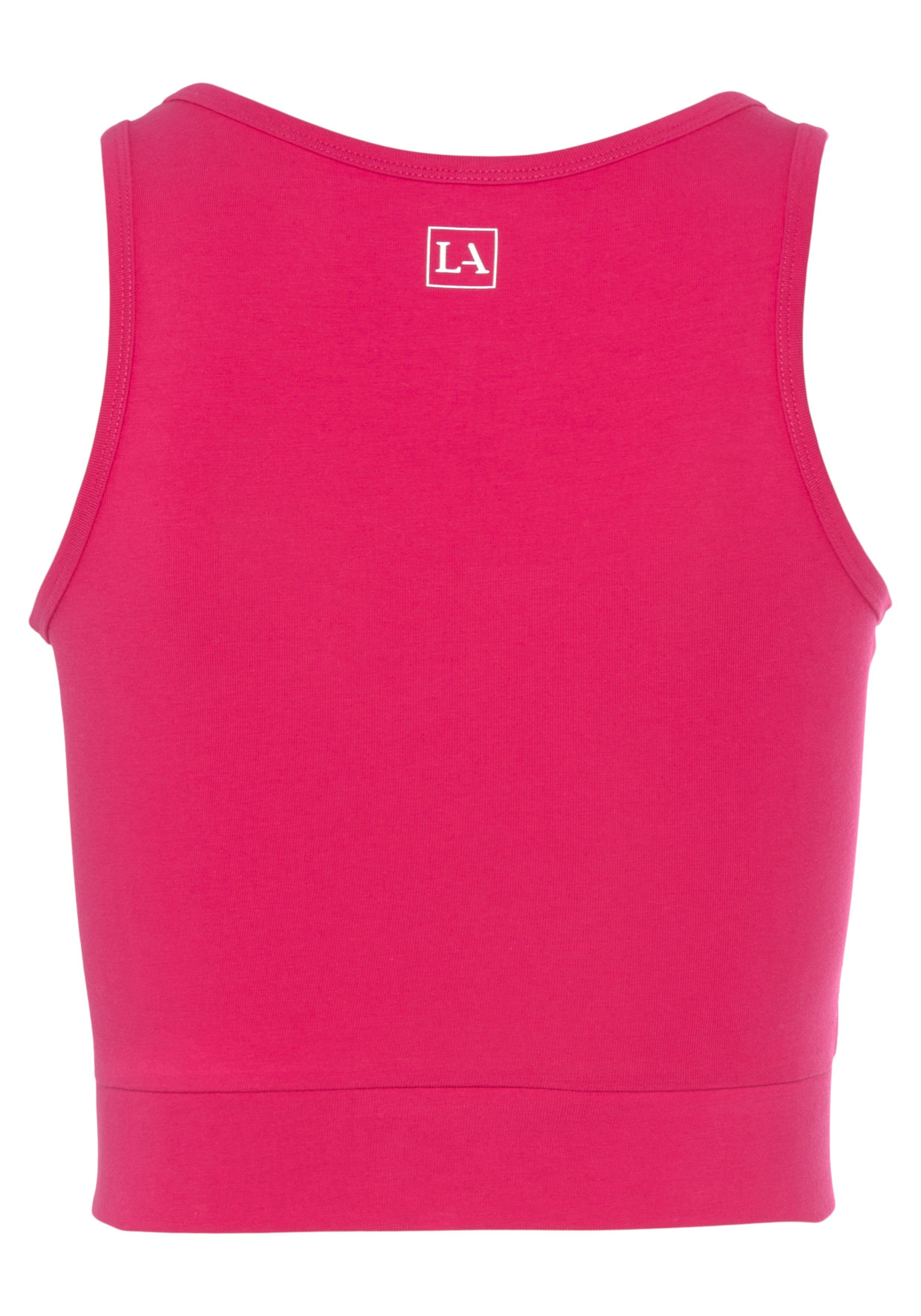active by Lascana Sporttop Crop-top met brede bandjes