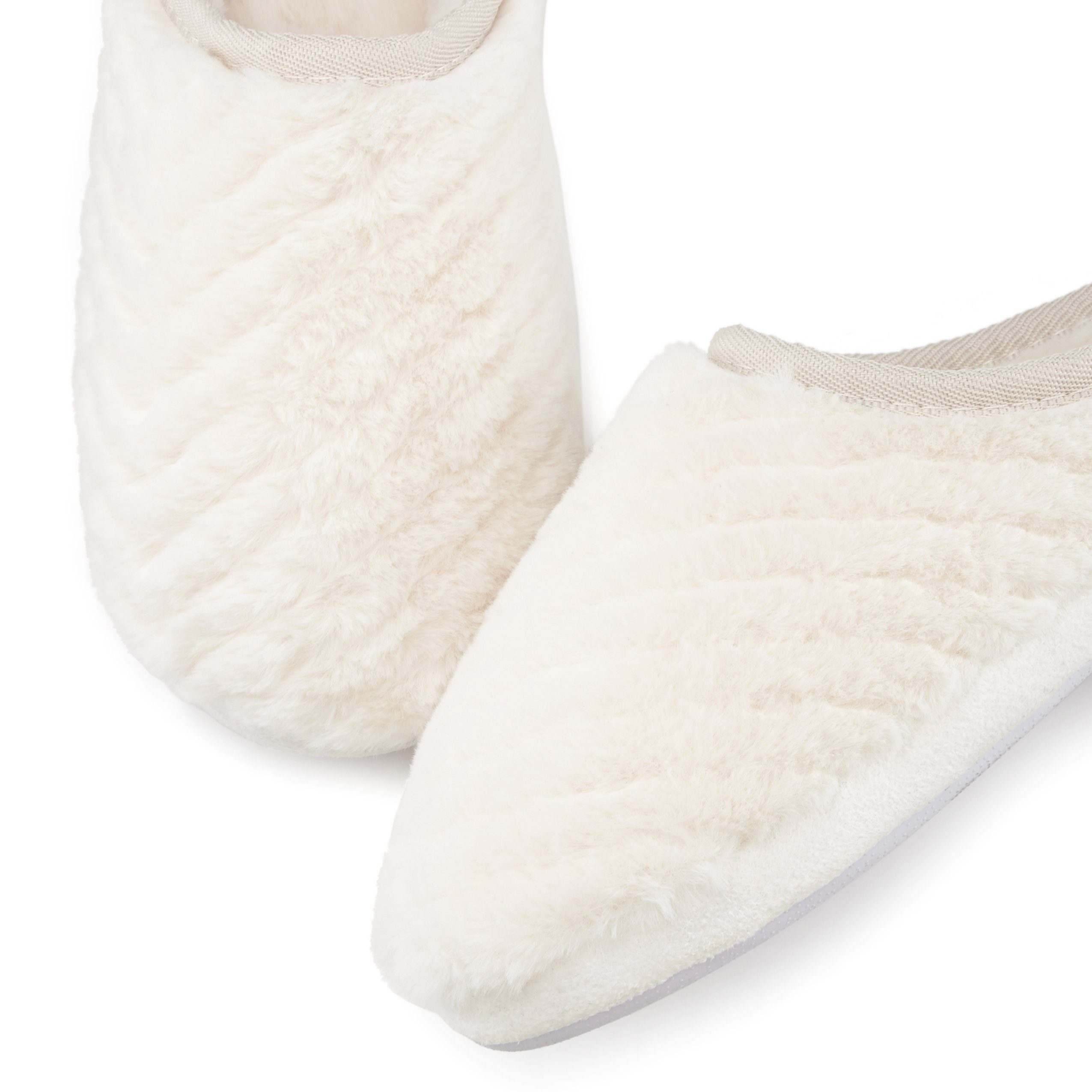 Vivance Pantoffels Pantolette, pantoffel clog van zacht textiel VEGAN