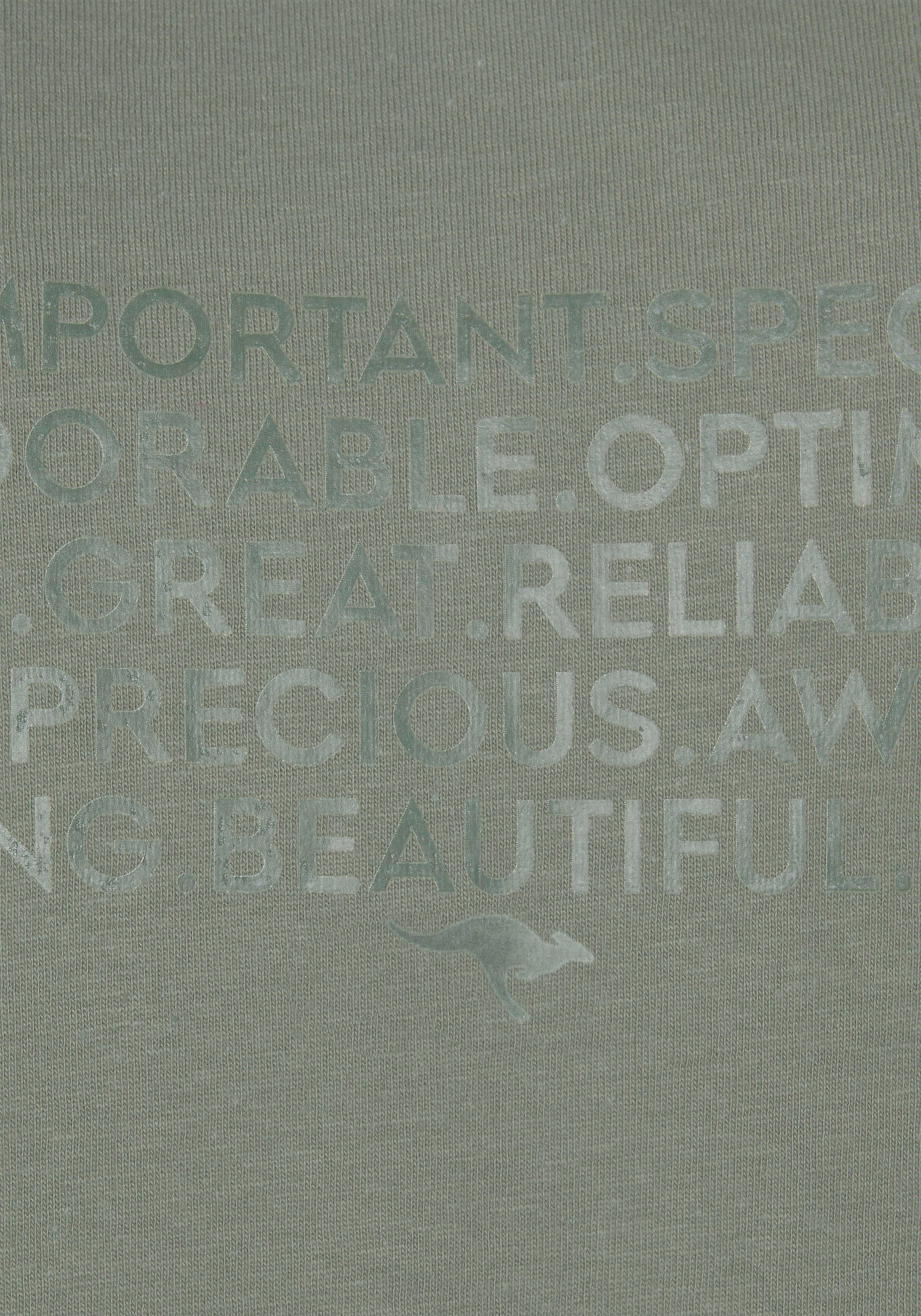 KangaROOS Shortama met slogan-frontprint (2-delig, 1 stuk)