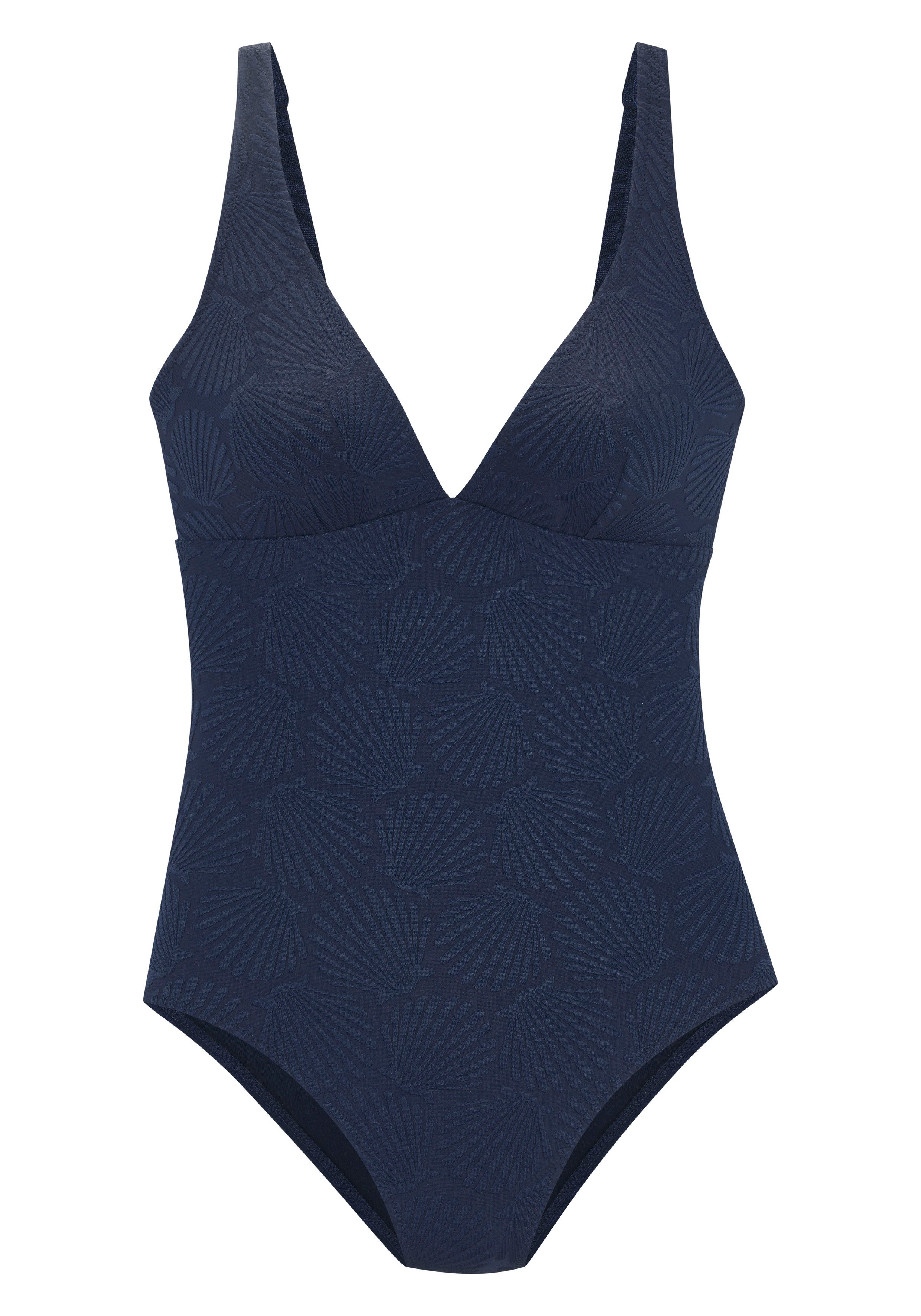 s.Oliver RED LABEL Beachwear Badpak Olivia Met schelpenstructuur
