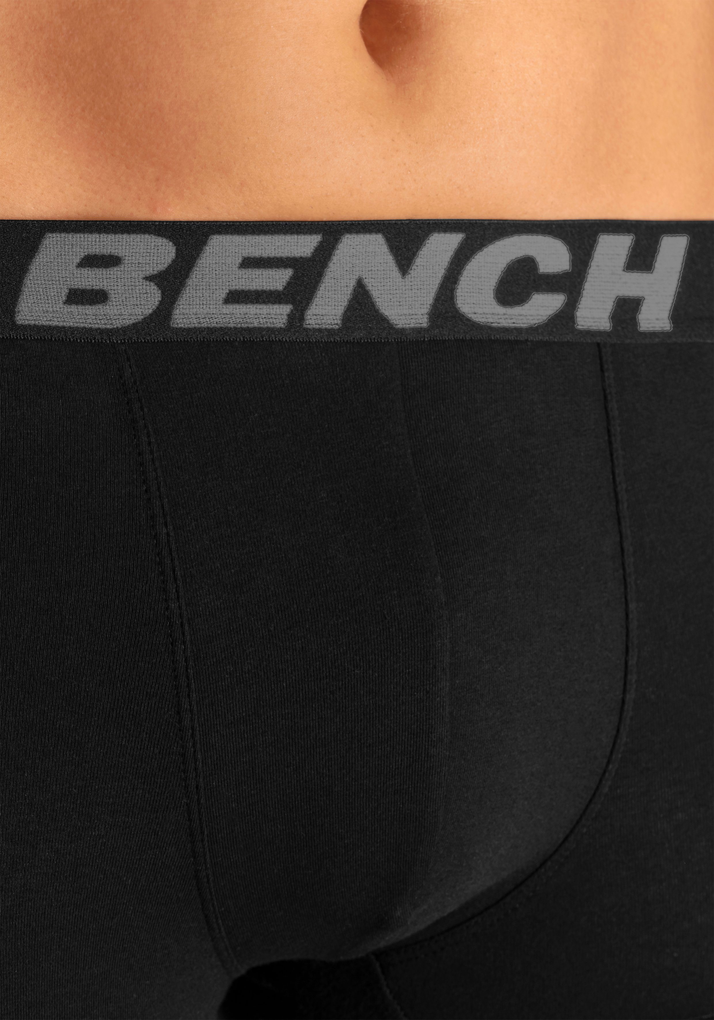 Bench. Boxershort Heren boxershorts met langere beenlengte van katoenmix (set, 4 stuks)