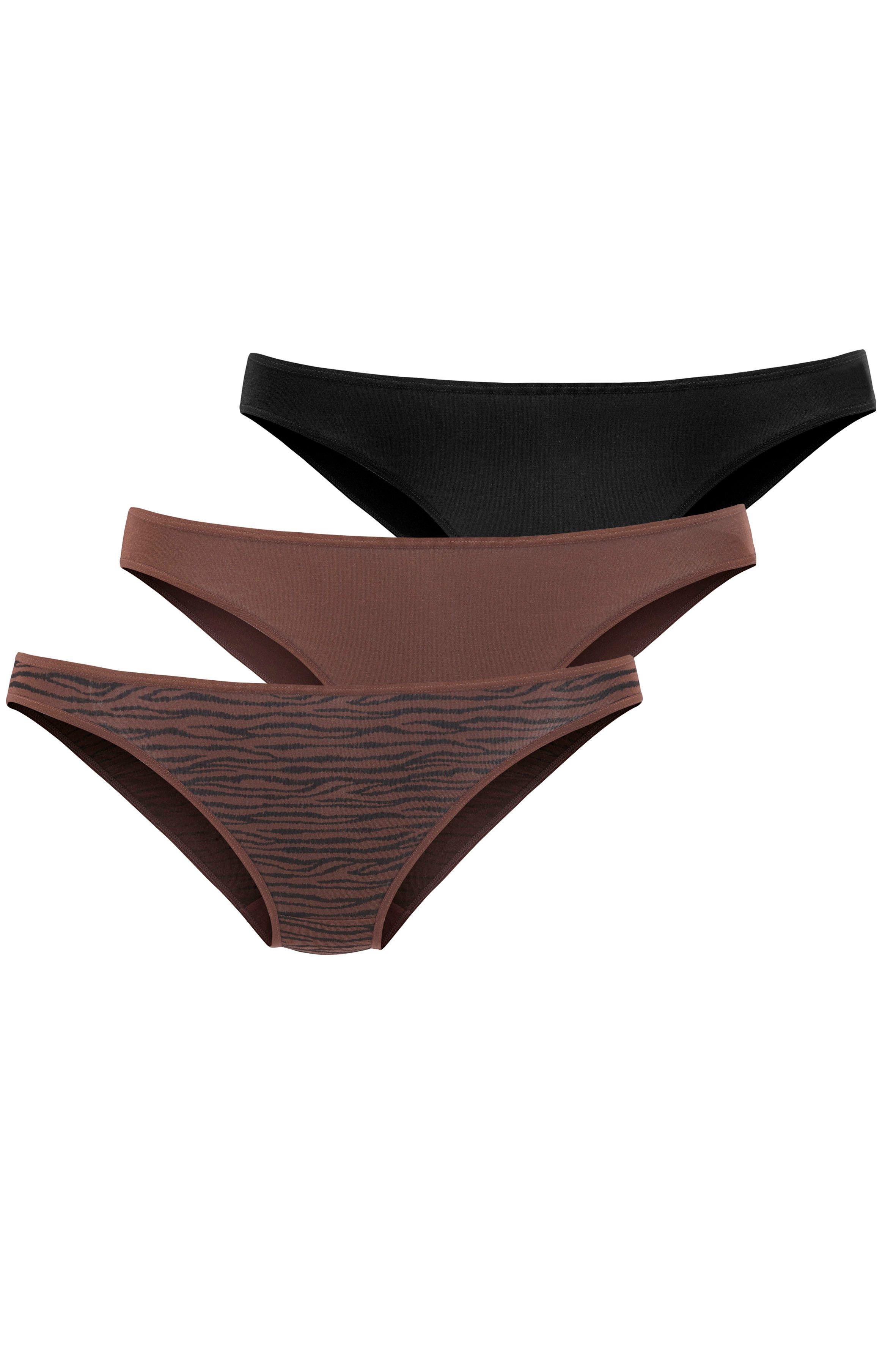 Lascana Bikinibroekje Hoogwaardige modalkwaliteit (Set van 3)
