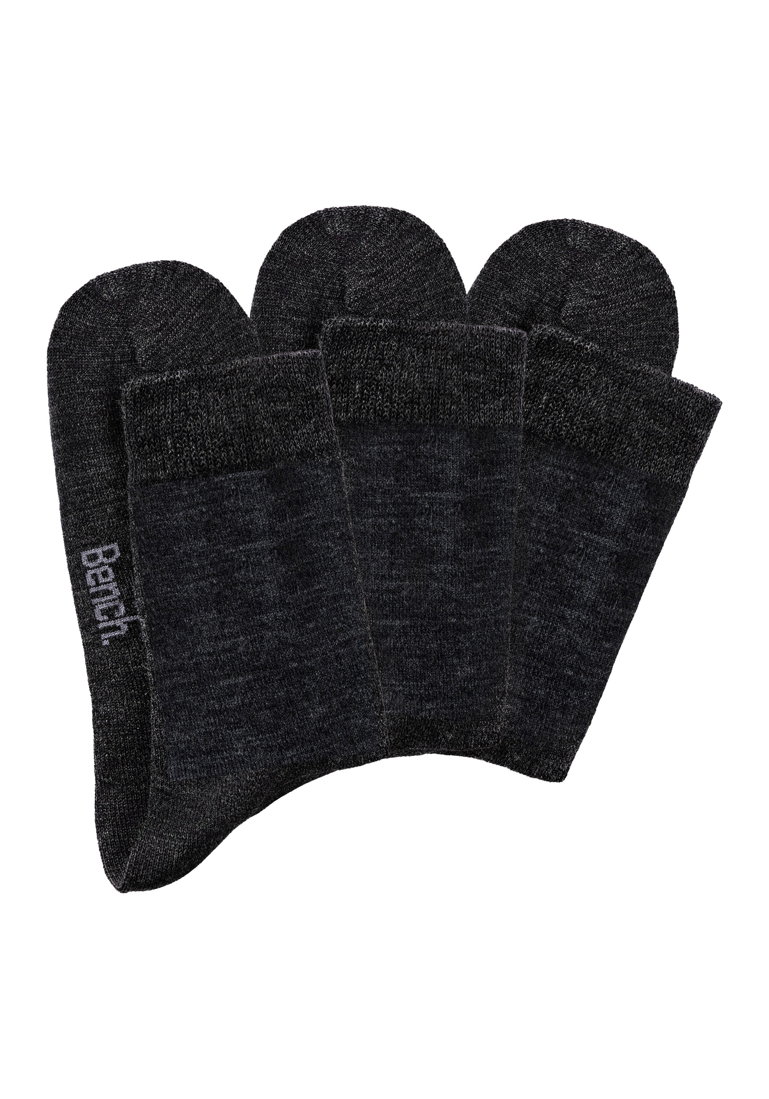 Bench. Sokken Herensokken met verwarmende wol (set, 3 paar) heren maat 47-48 grijs