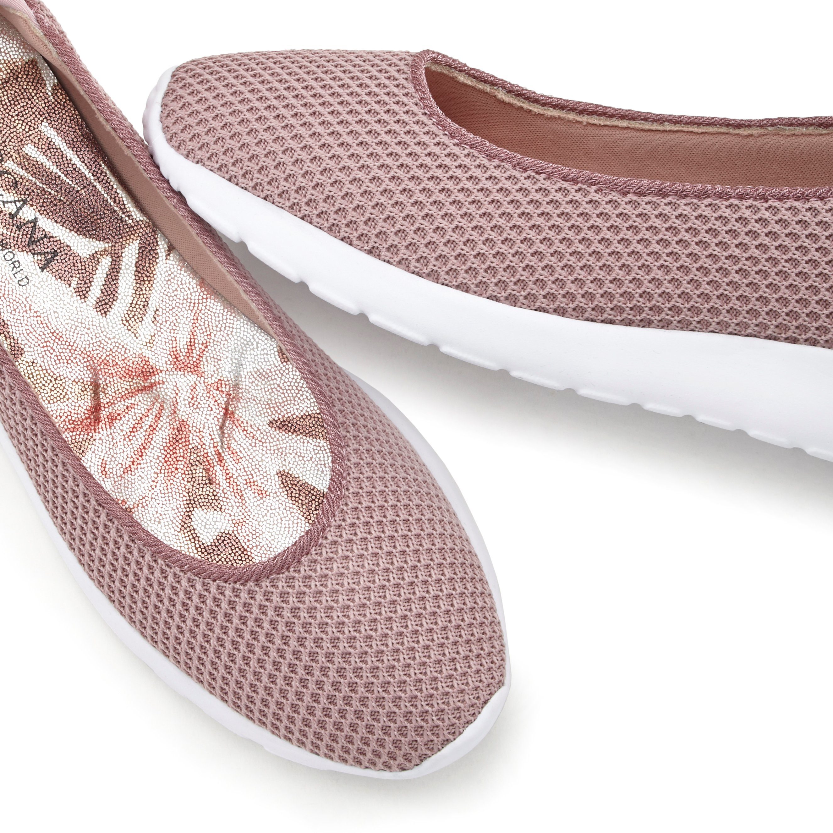 Lascana Ballerina's Vrijetijdsschoen, slipper, lage schoen, sneaker slip-in, lichte mesh-look