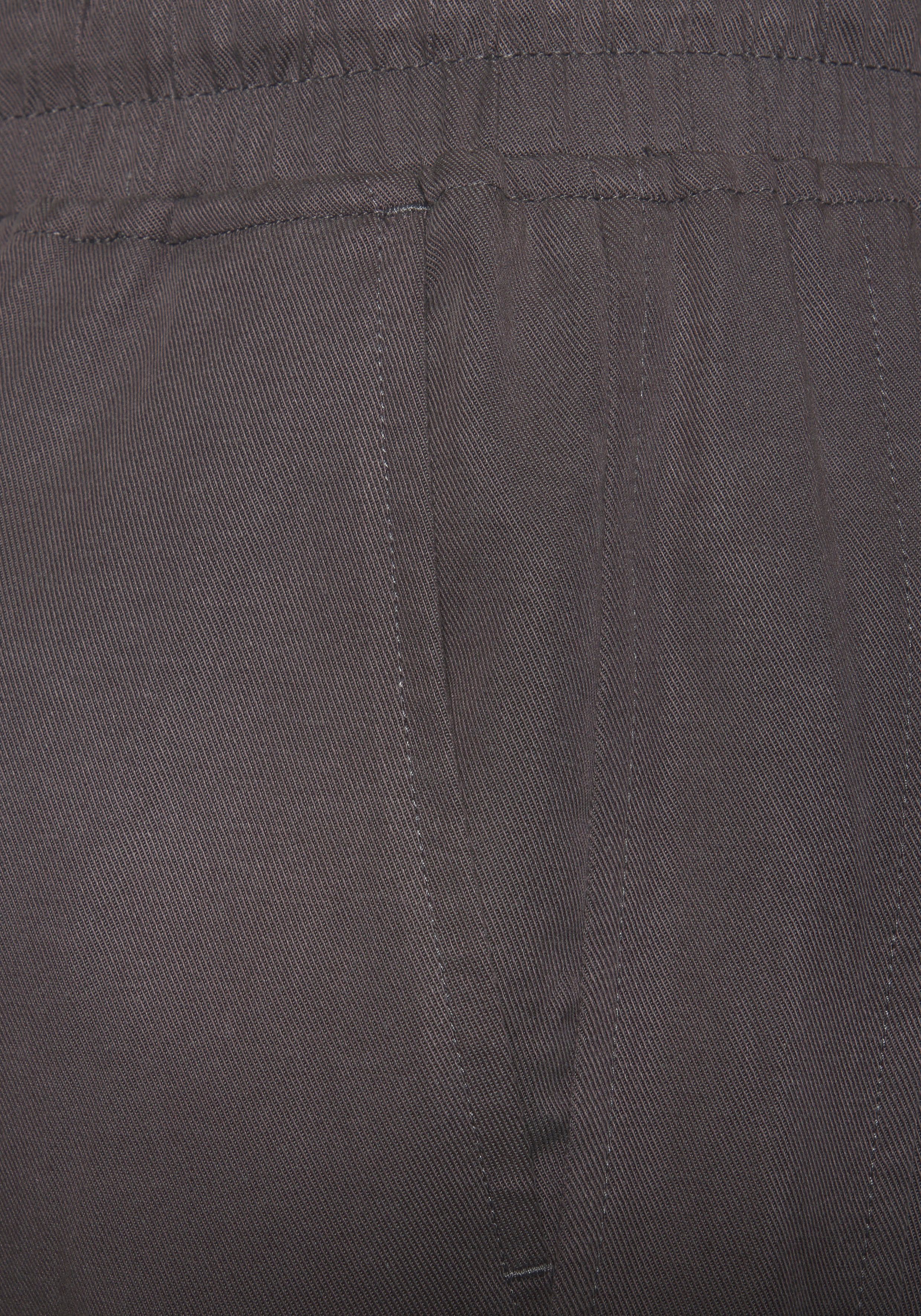 Lascana Comfortbroek van geweven stof, elastische stofbroek met zakken