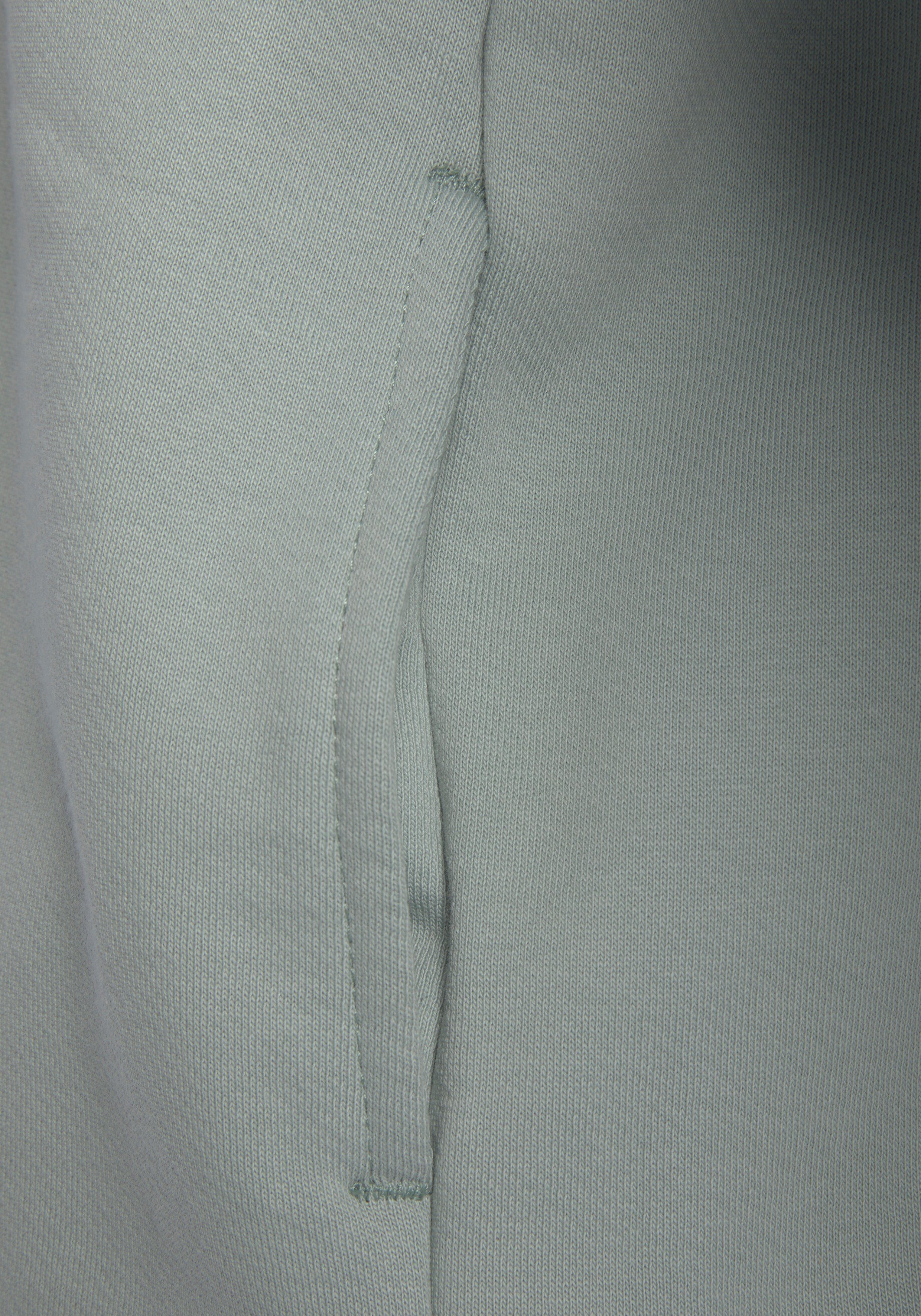 Lascana Sweatvest -lounge jas van biologische katoen, loungewear