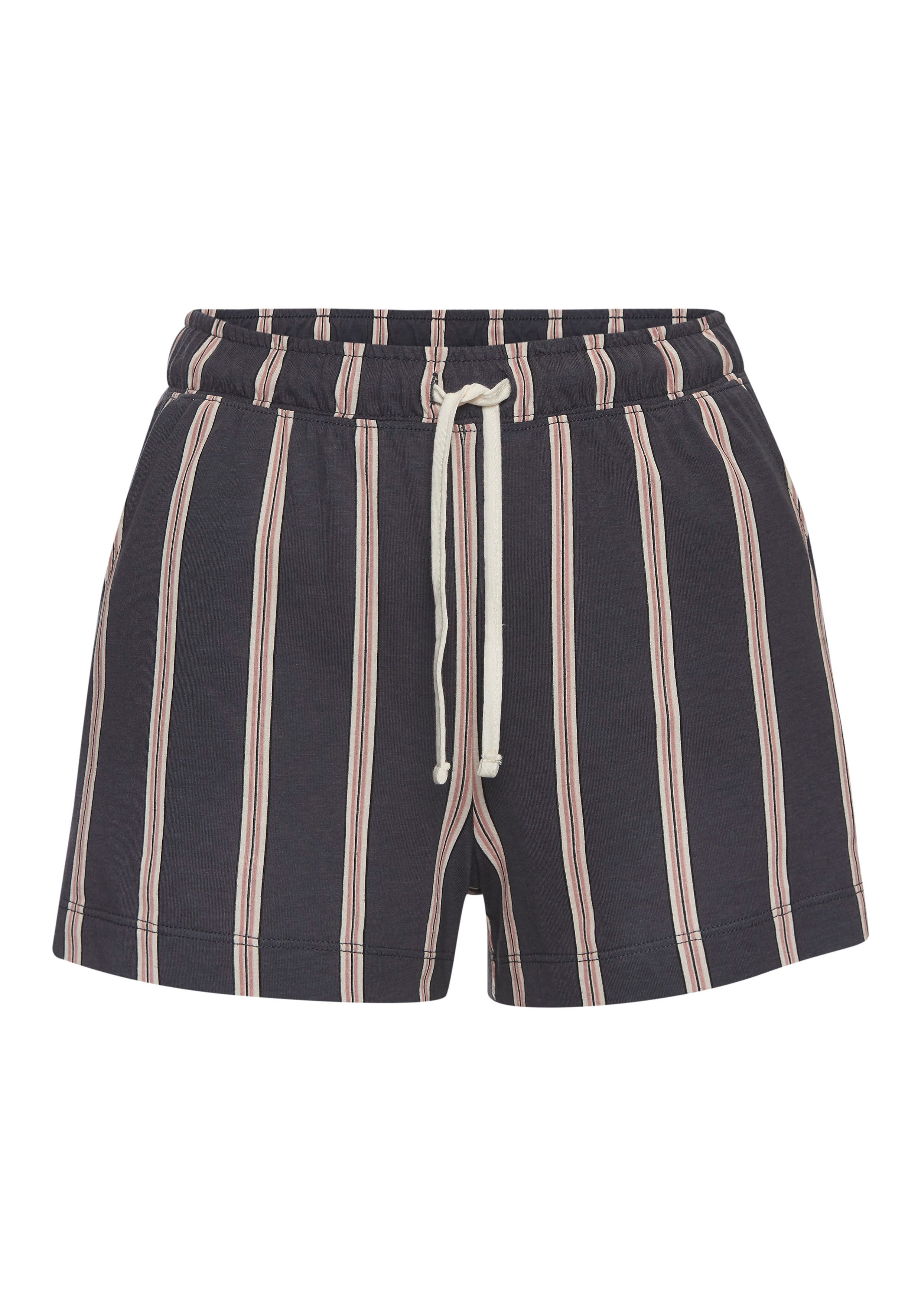 Lascana Pyjamashort met druk shorty's maat 36/38 grijs