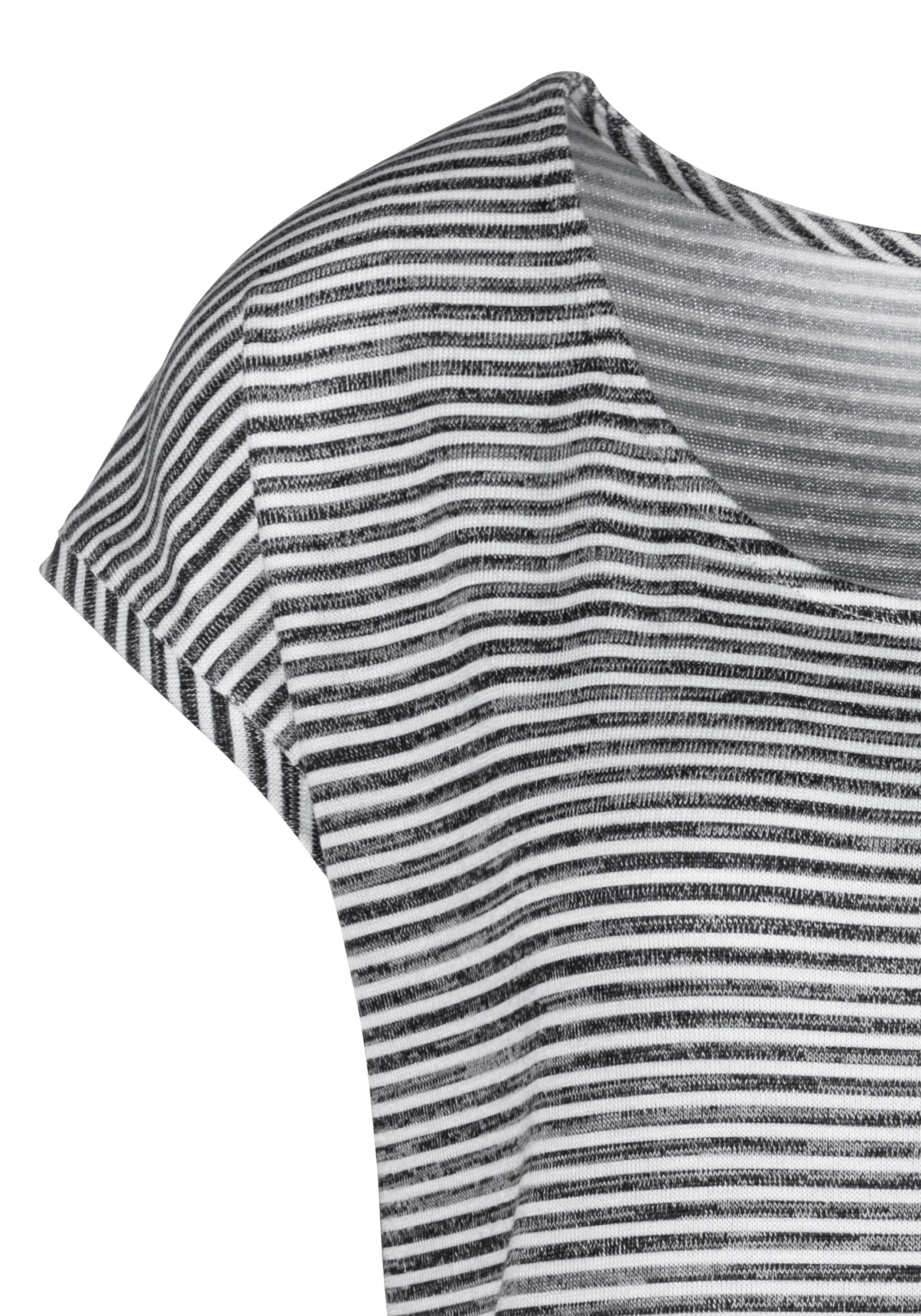 Vivance Shirt met korte mouwen Met streepdessin van zachte viscosekwaliteit