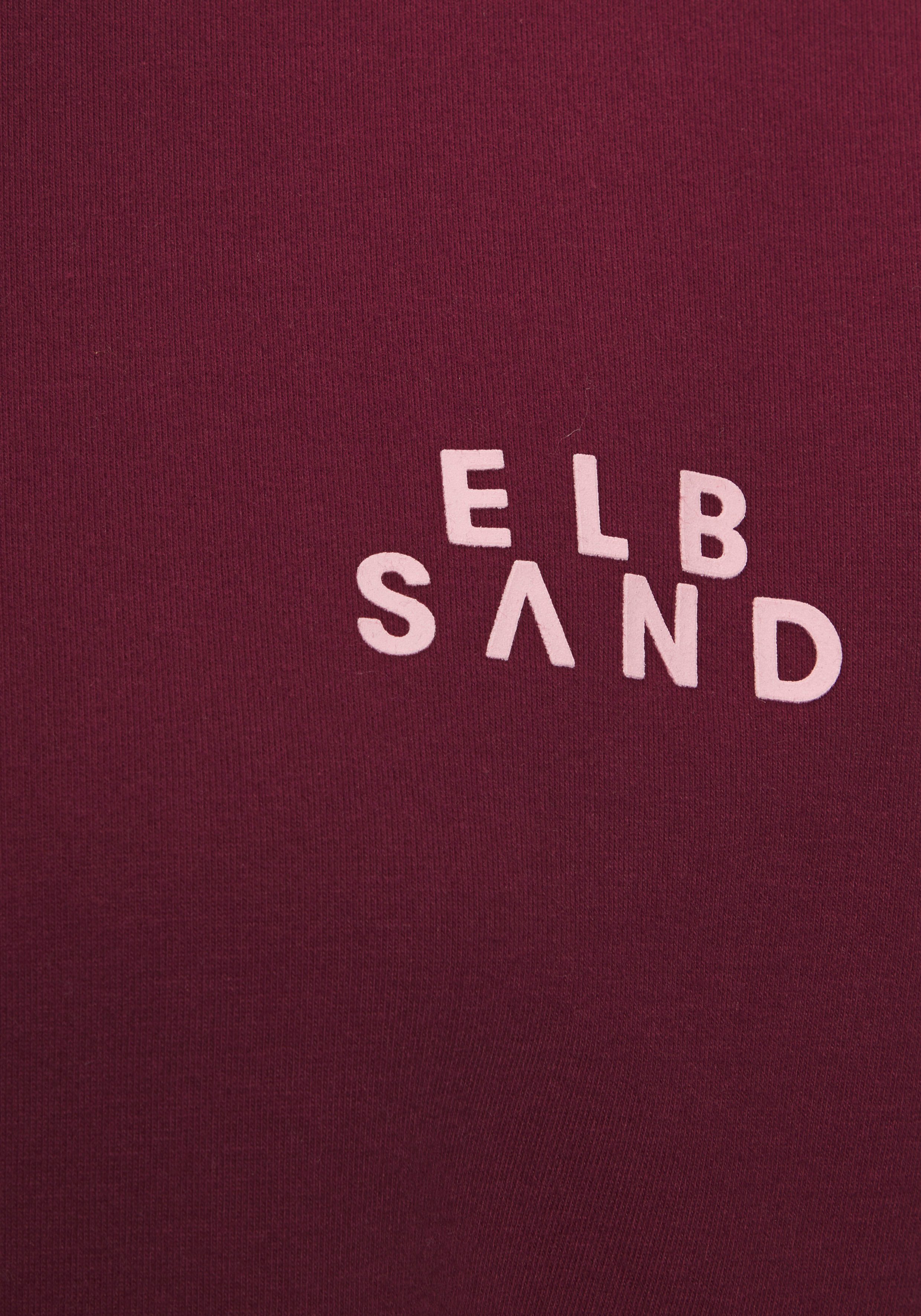 Elbsand Sweatshirt met verstelbaar elastiek aan de zoom