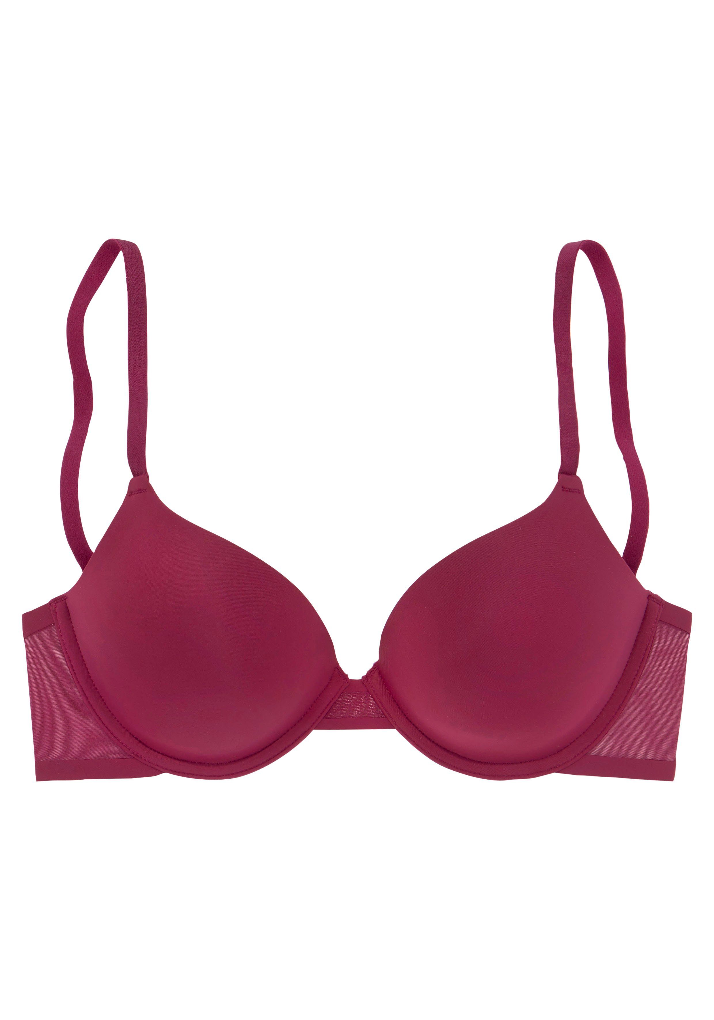 s.Oliver RED LABEL Beachwear Bh met steuncups Louise met naadloos voorgevormde cups beugel bh's maat 70 C rood