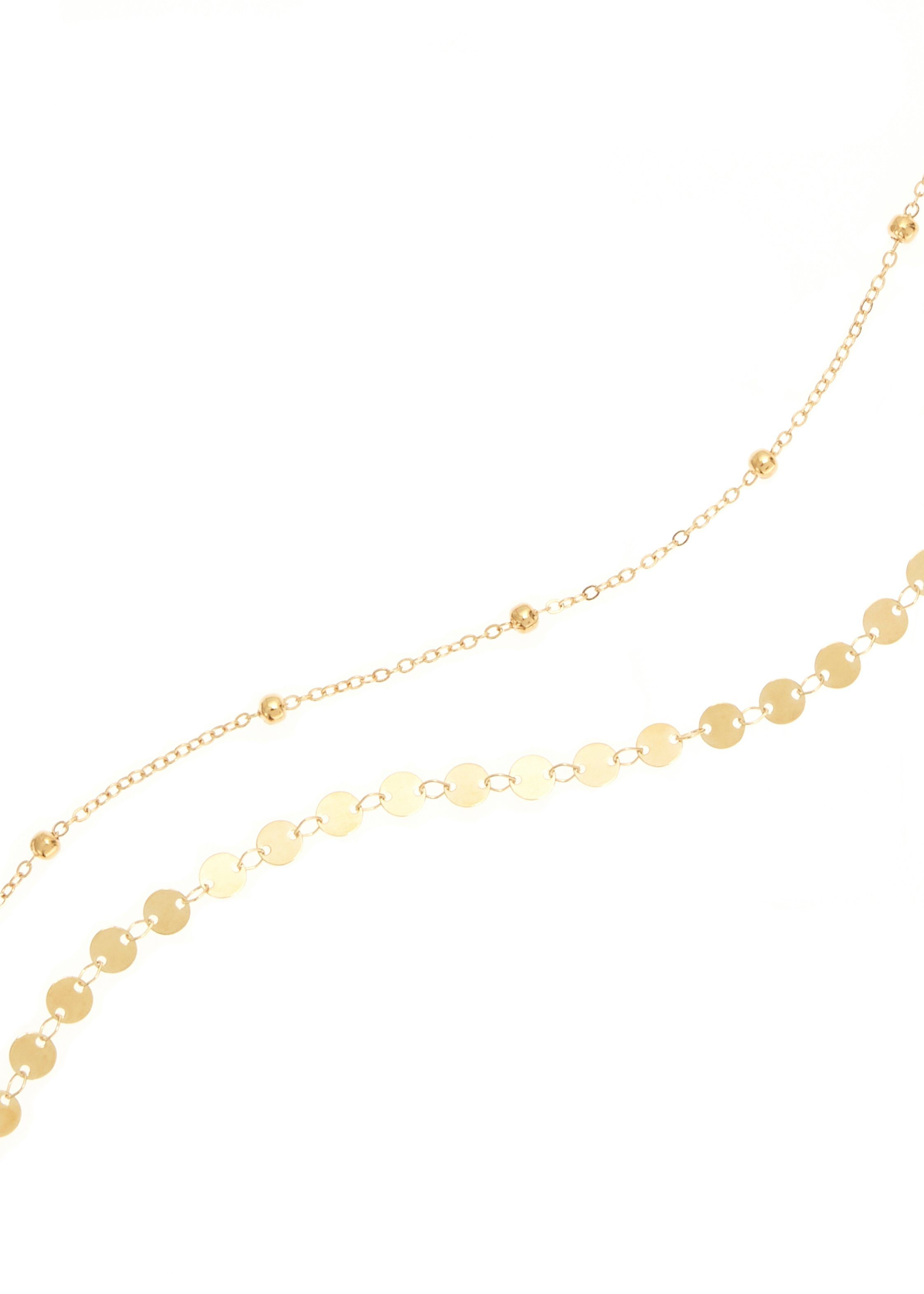 Lascana Buikketting set in 2-delige set, tailleketting, gelaagde lichaamsketting, strandaccessoire (2-delig)