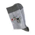 h.i.s sokken met leuke kerstmotieven (3 paar) zwart