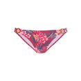 s.oliver red label beachwear bikinibroekje marika met sierringen opzij rood