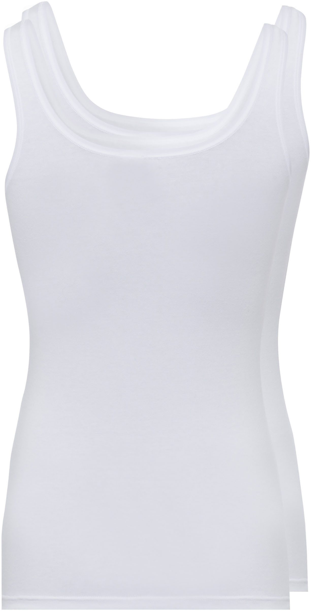 Skiny® Hemd met klein geweven label aan de zoom (2 stuks, Set van 2)