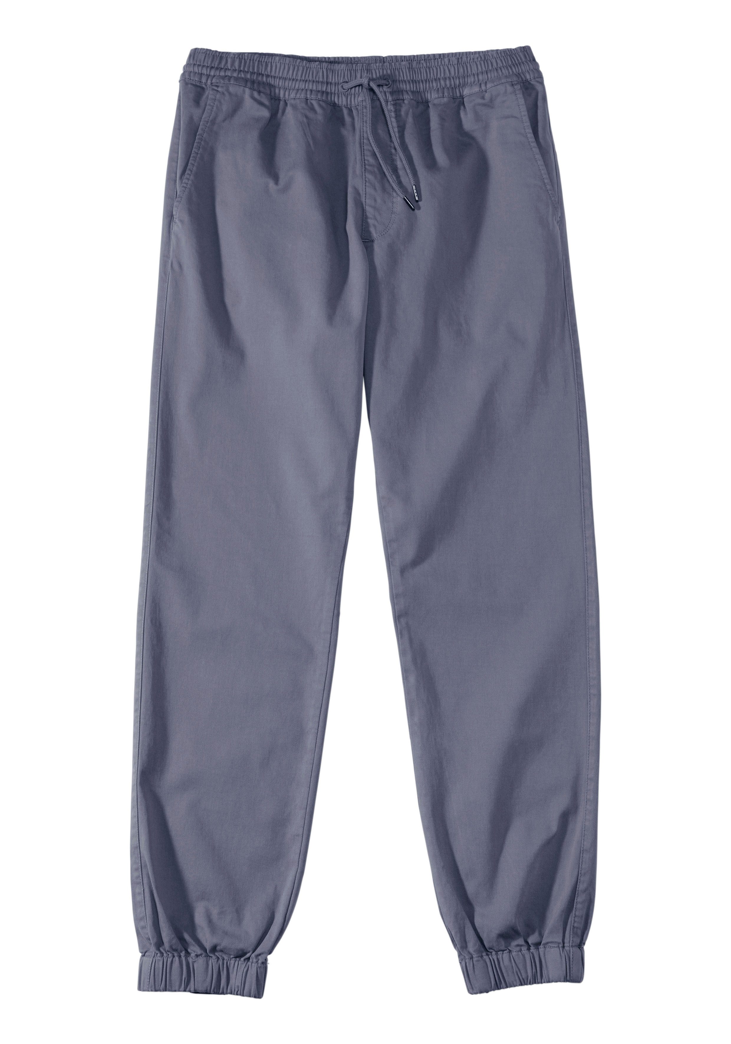 John Devin Joggingbroek Jogpants elastische katoenkwaliteit heren maat L (52/54) grijs