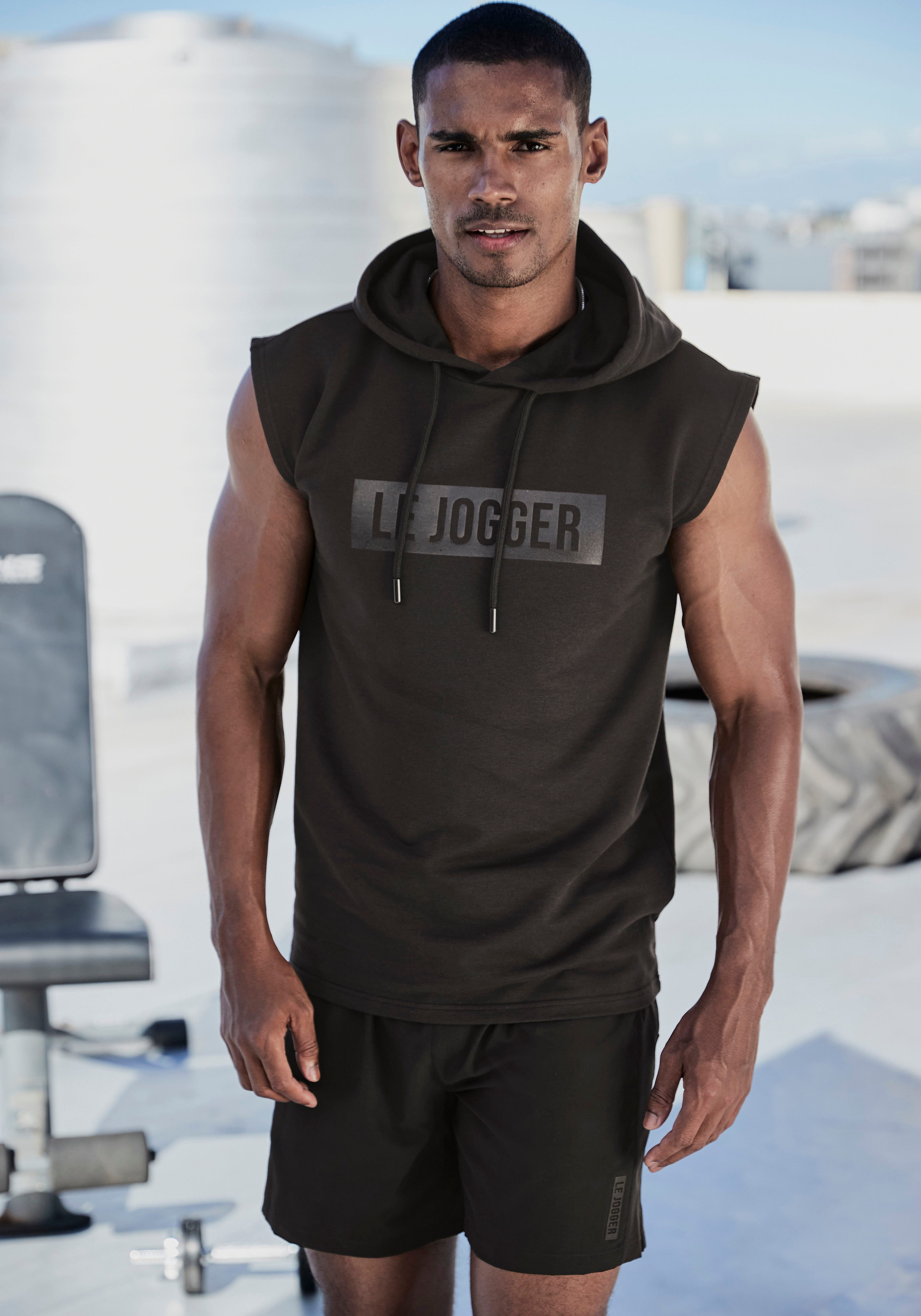 le jogger® Short met zijmesh-inzet en ritszakken