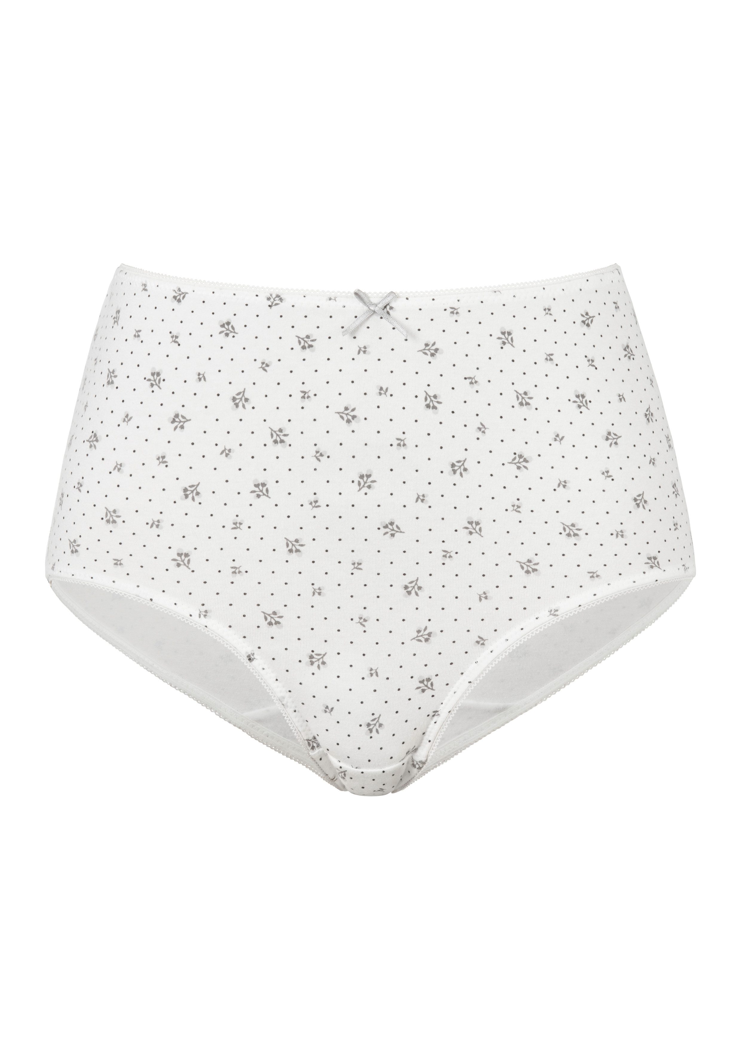 Petite fleur Tailleslip van elastisch katoen (Set van 6)