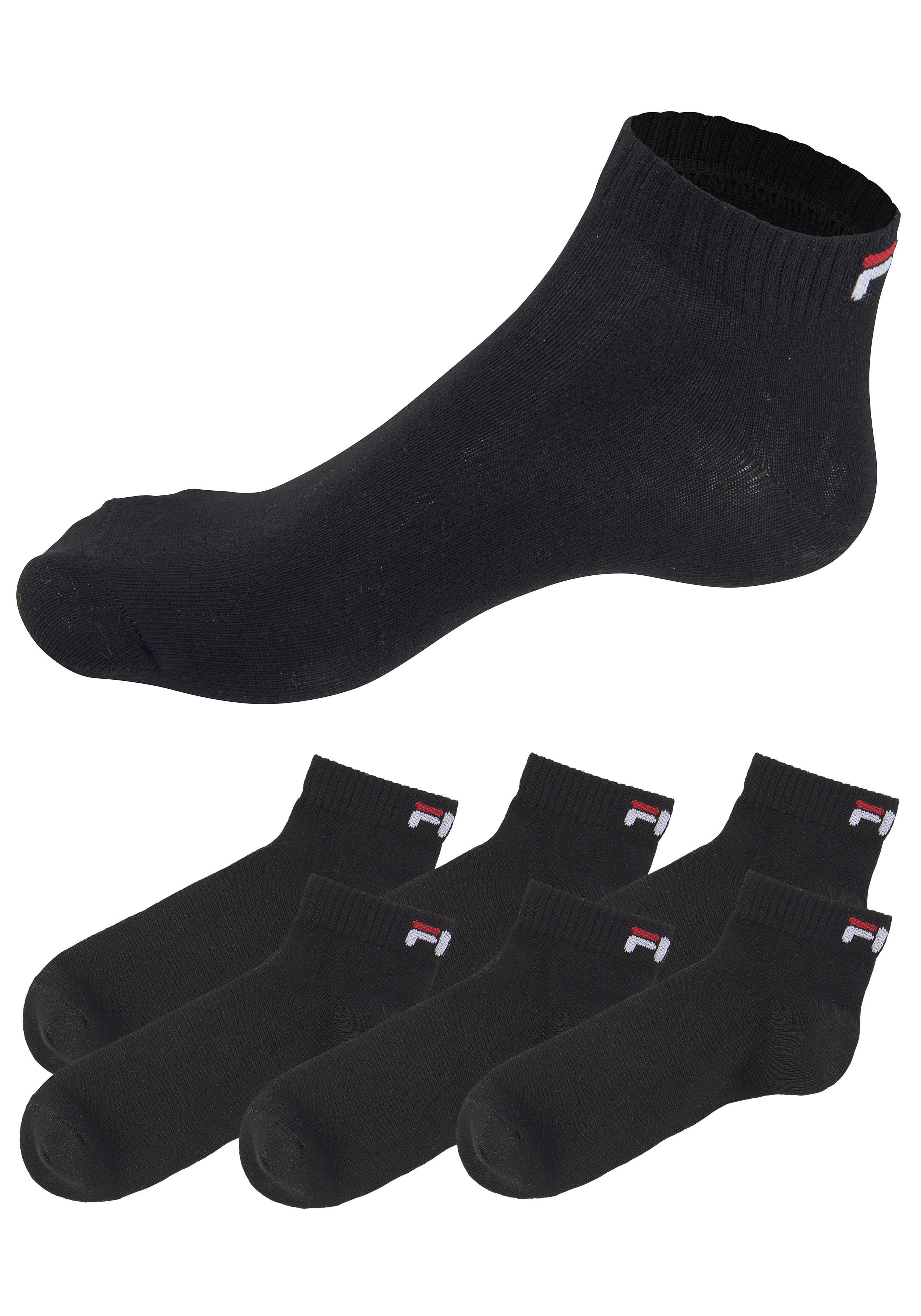 Fila Korte sokken met ingebreid logo (6 paar, Set van 6)