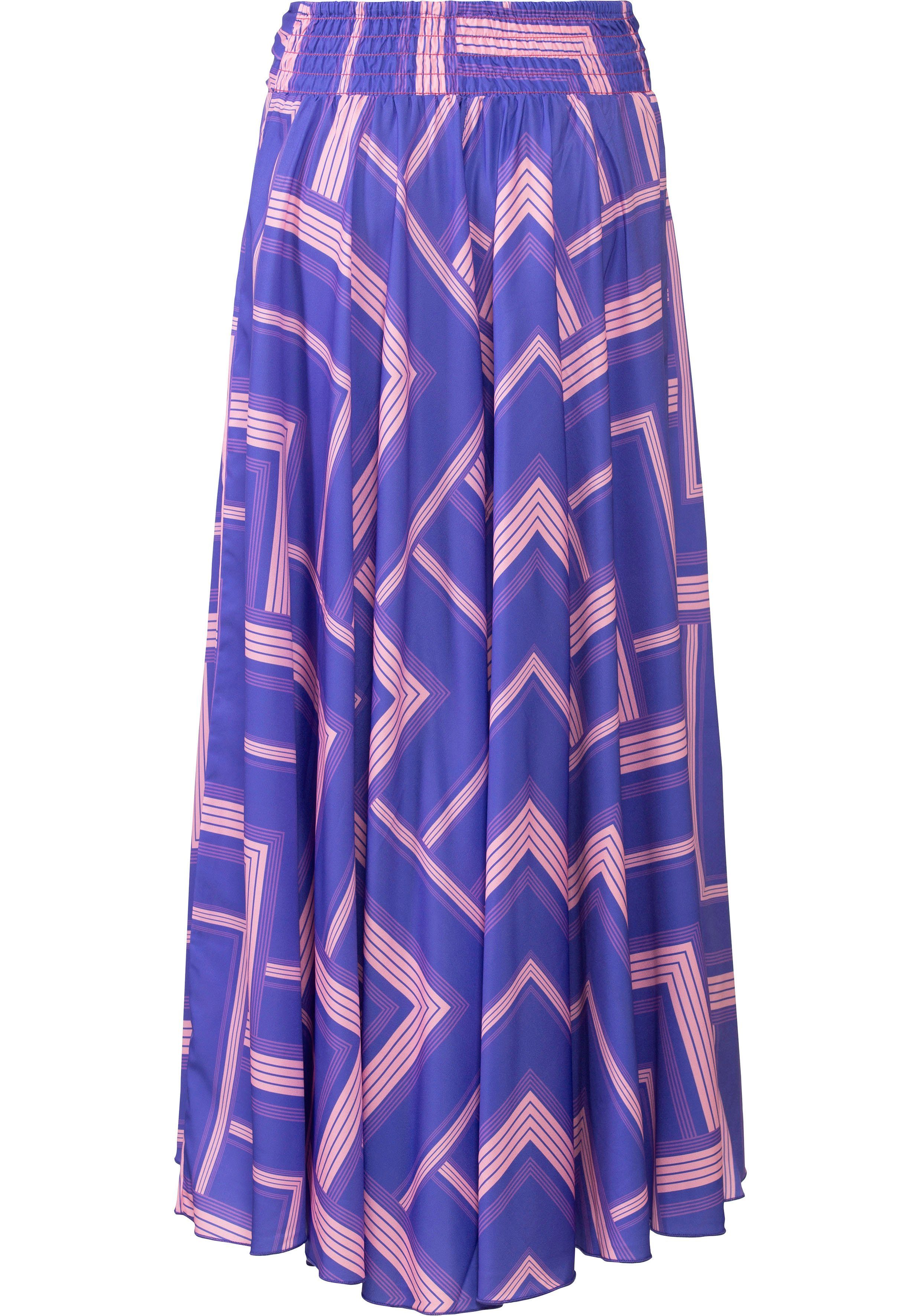Lascana Broekrok met grafische print, culotte stijl, extra wijde pijpen