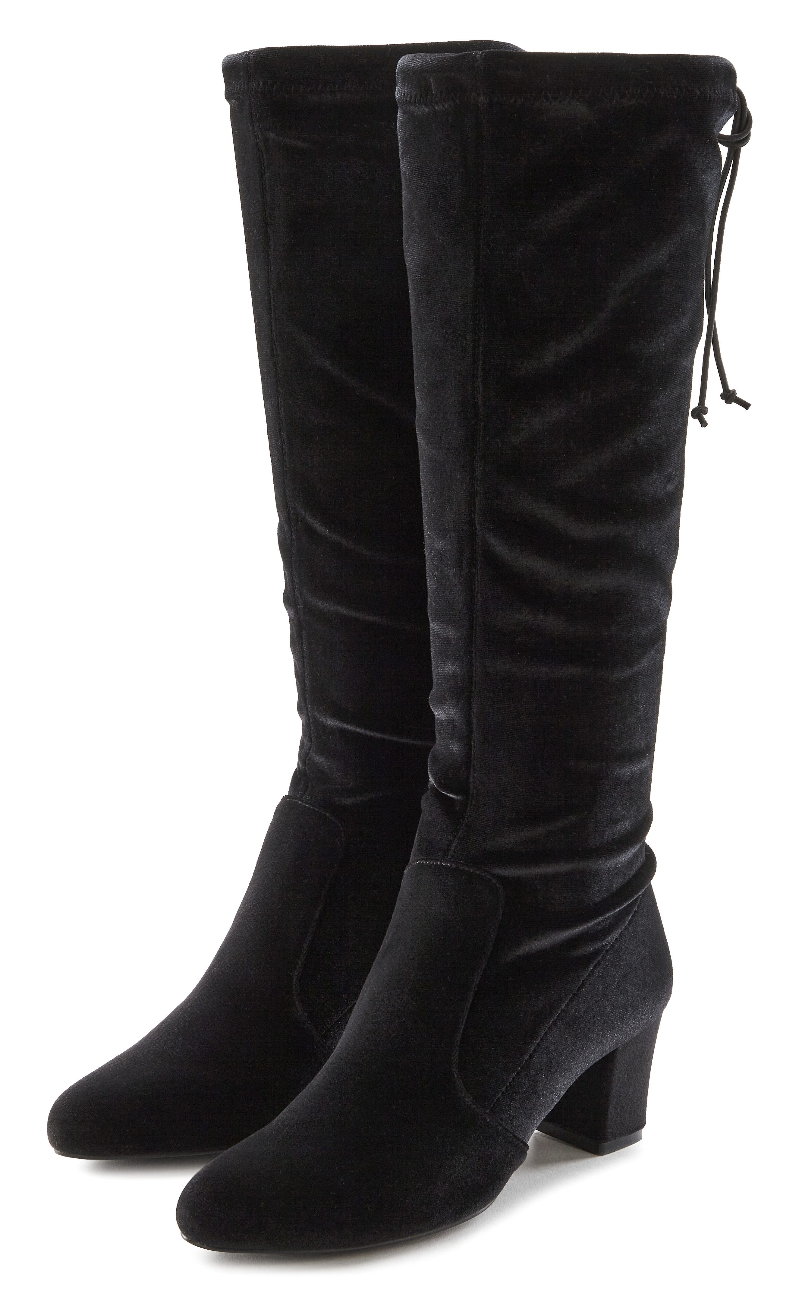 Lascana Belle Affaire Laarzen Paillettenversierde lange laars,