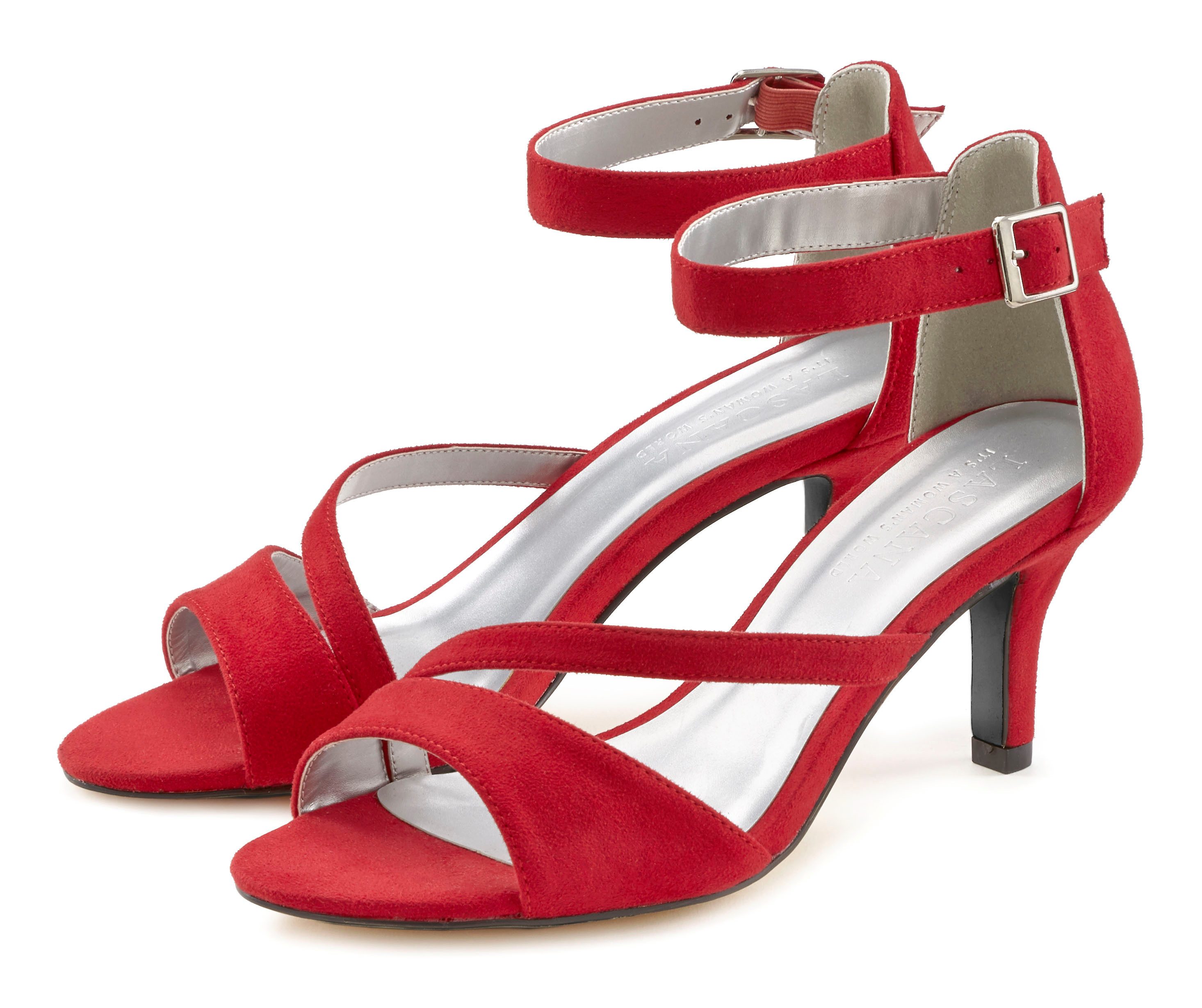 Lascana Sandaaltjes Zomerschoen High heel sandaal, bandjessandaal, zomerschoen met bandjes VEGAN