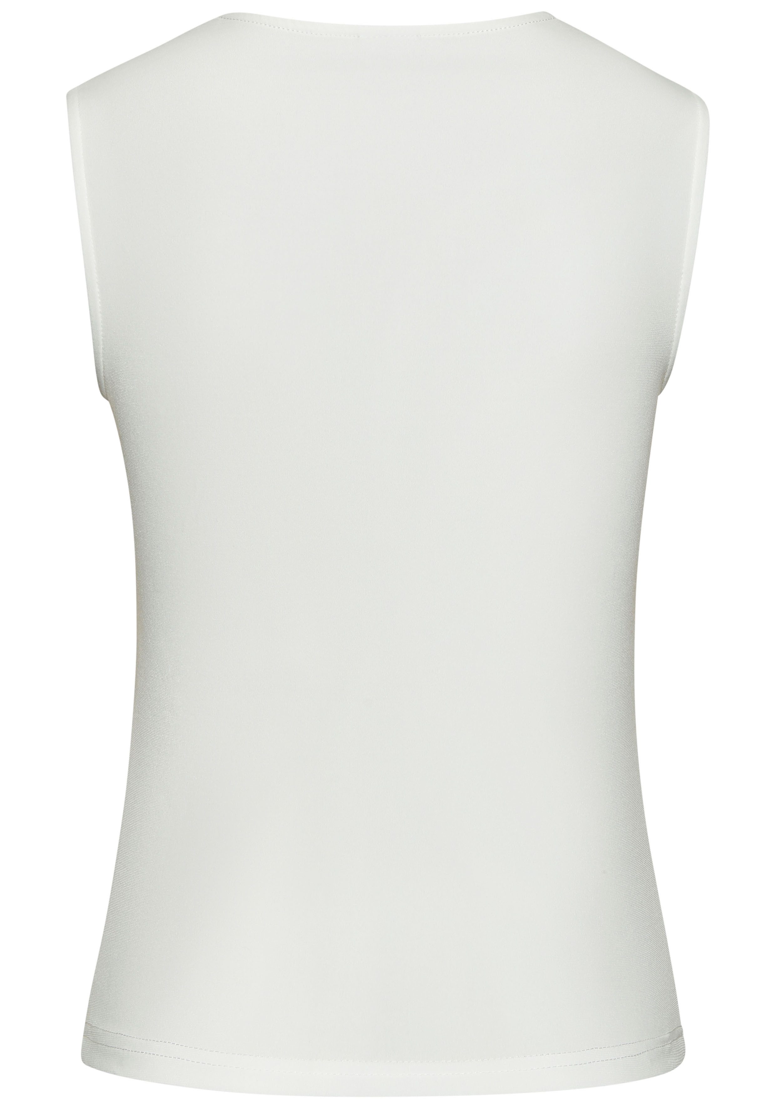 Lascana Tanktop van kreukvrij materiaal, elegant basis top met brede banden