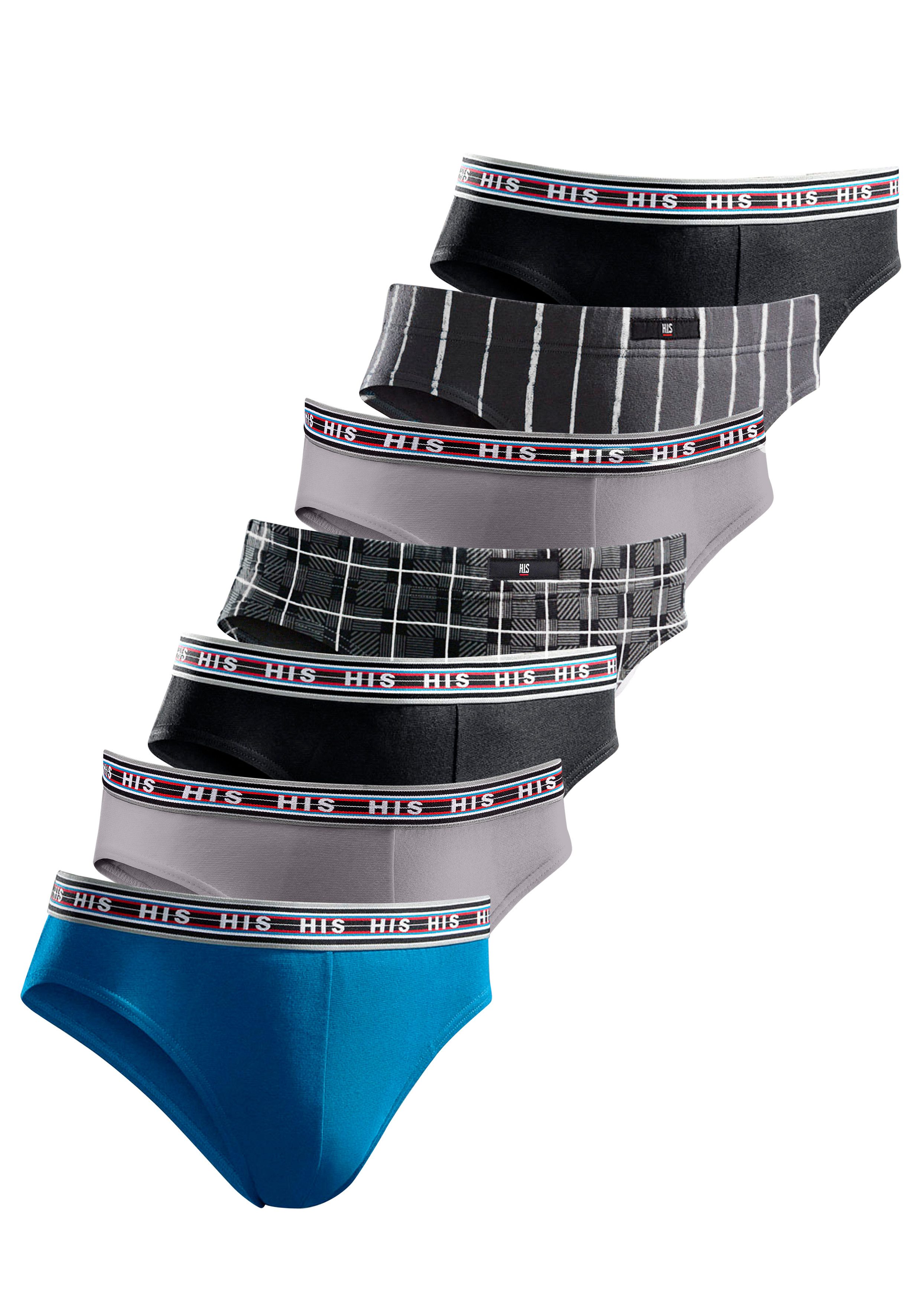 H.I.S Slip van katoen-stretch (set, 7 stuks)