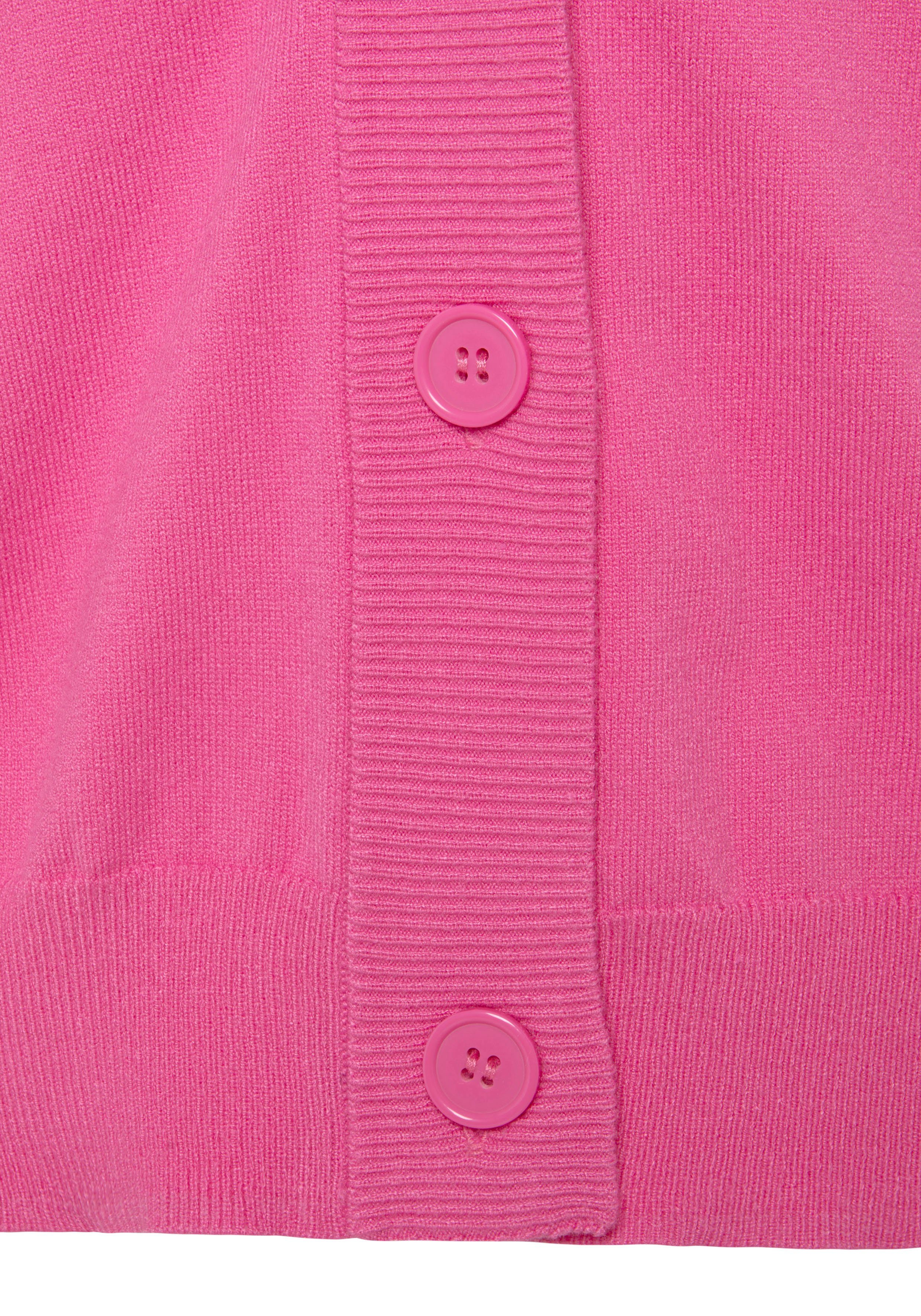 Lascana Vest -lounge jas in korte vorm, loungewear