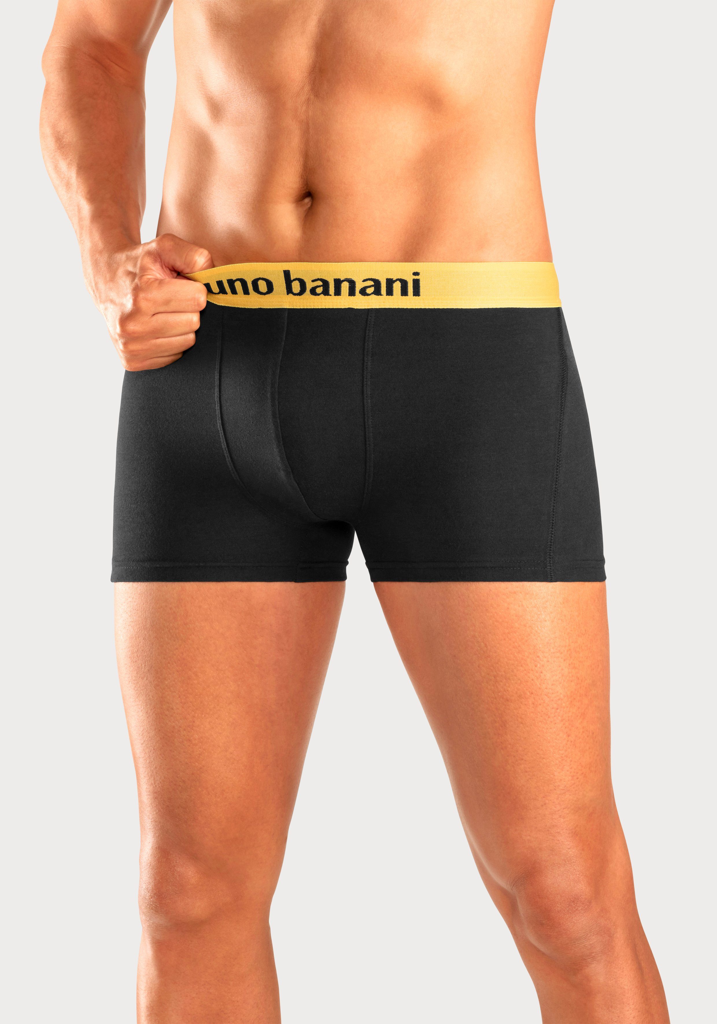 Bruno Banani Boxershort voor heren met gekleurd merkopschrift bij de boord (set, 4 stuks)