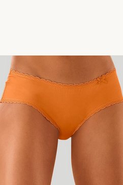 s.oliver red label beachwear hipster camille met fijne kanten rand oranje