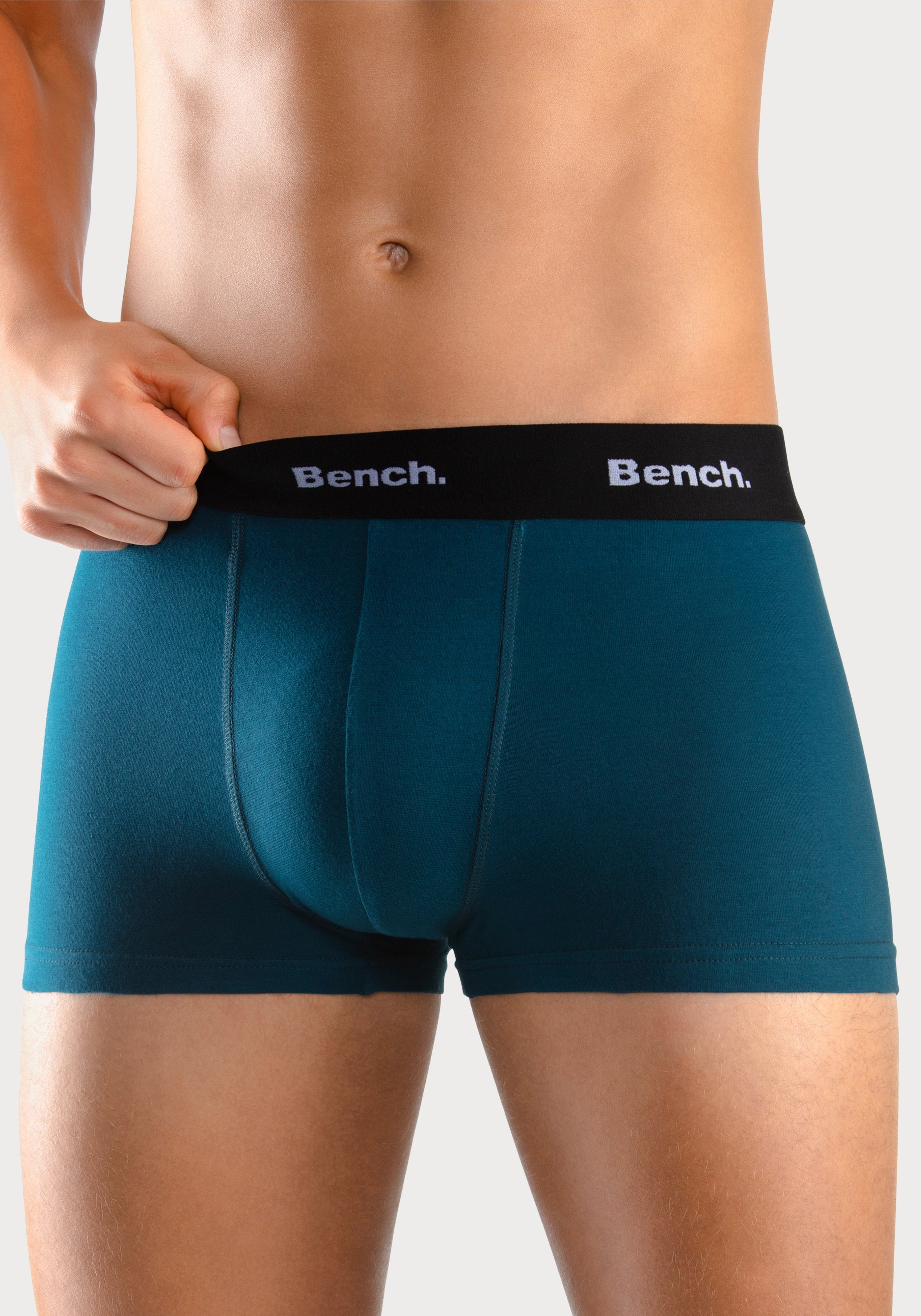 Bench. Boxershort voor heren met contrastkleurige band (set, 4 stuks) heren maat M multicolor