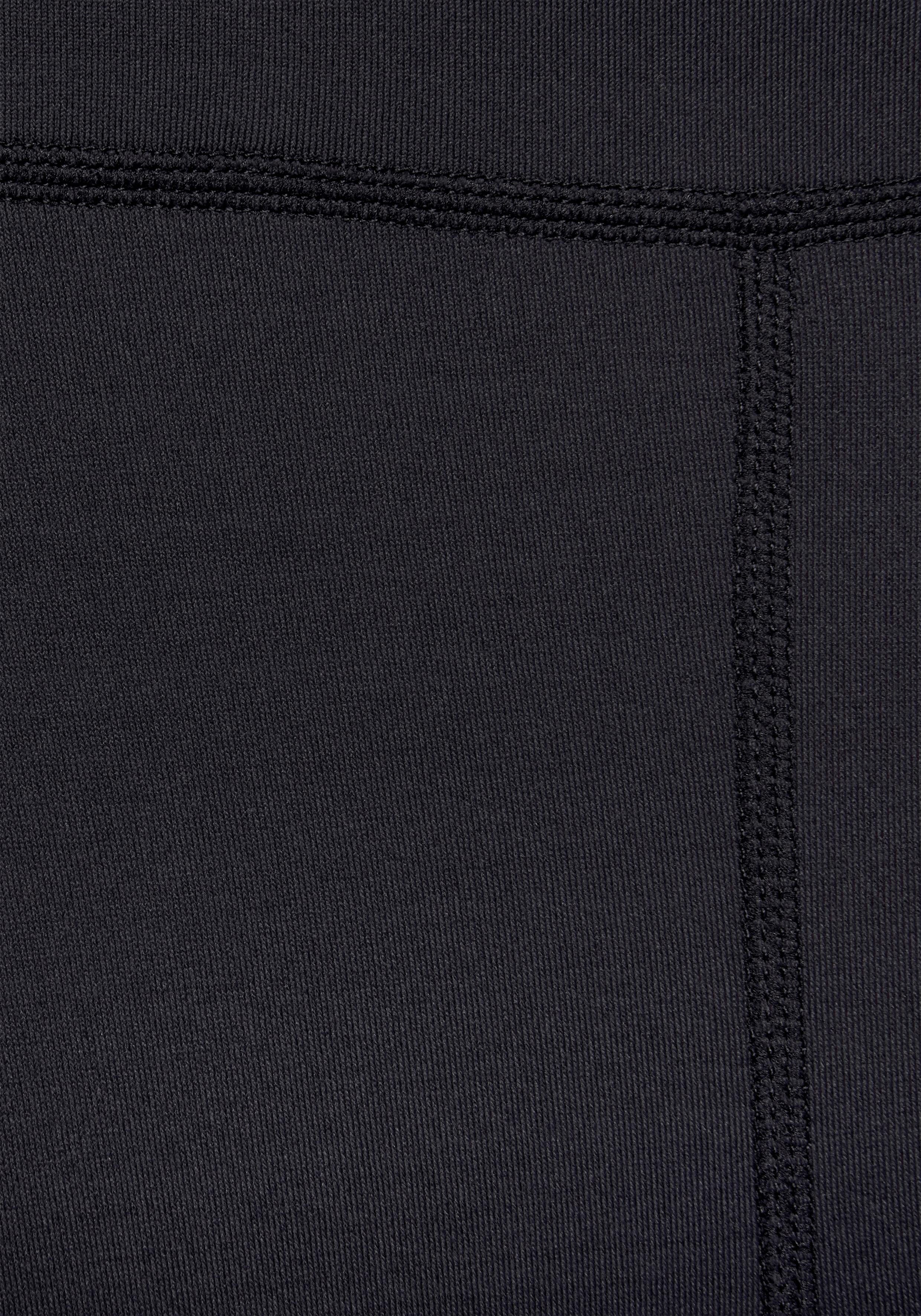active by Lascana Caprilegging met kleine rimpeling, loungewear