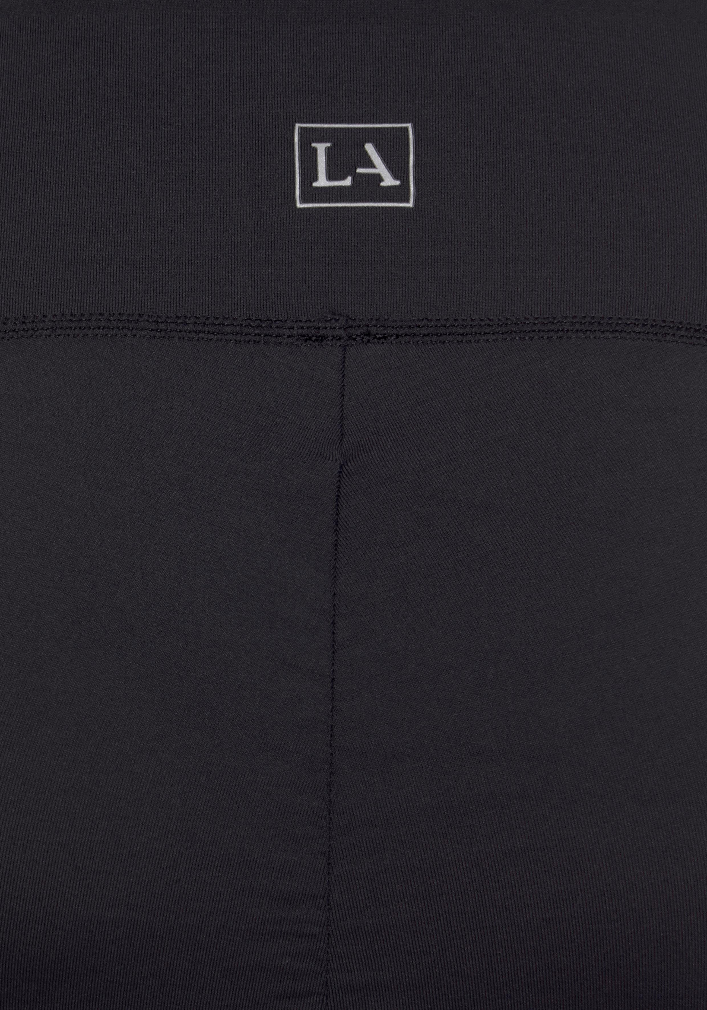 active by Lascana Caprilegging met kleine rimpeling, loungewear