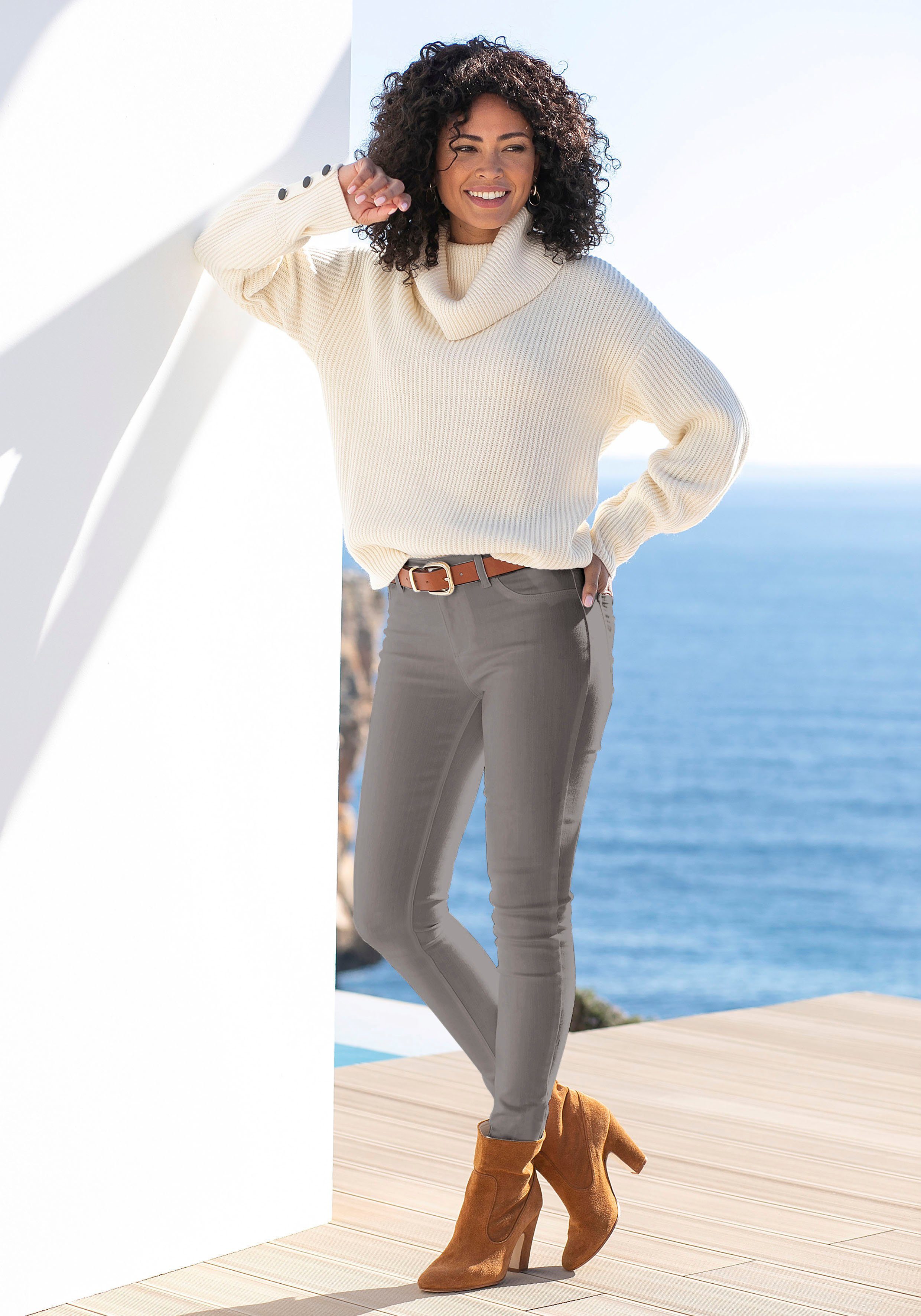 Lascana 7/8-jegging in skinny fit, stretch denim, basic
