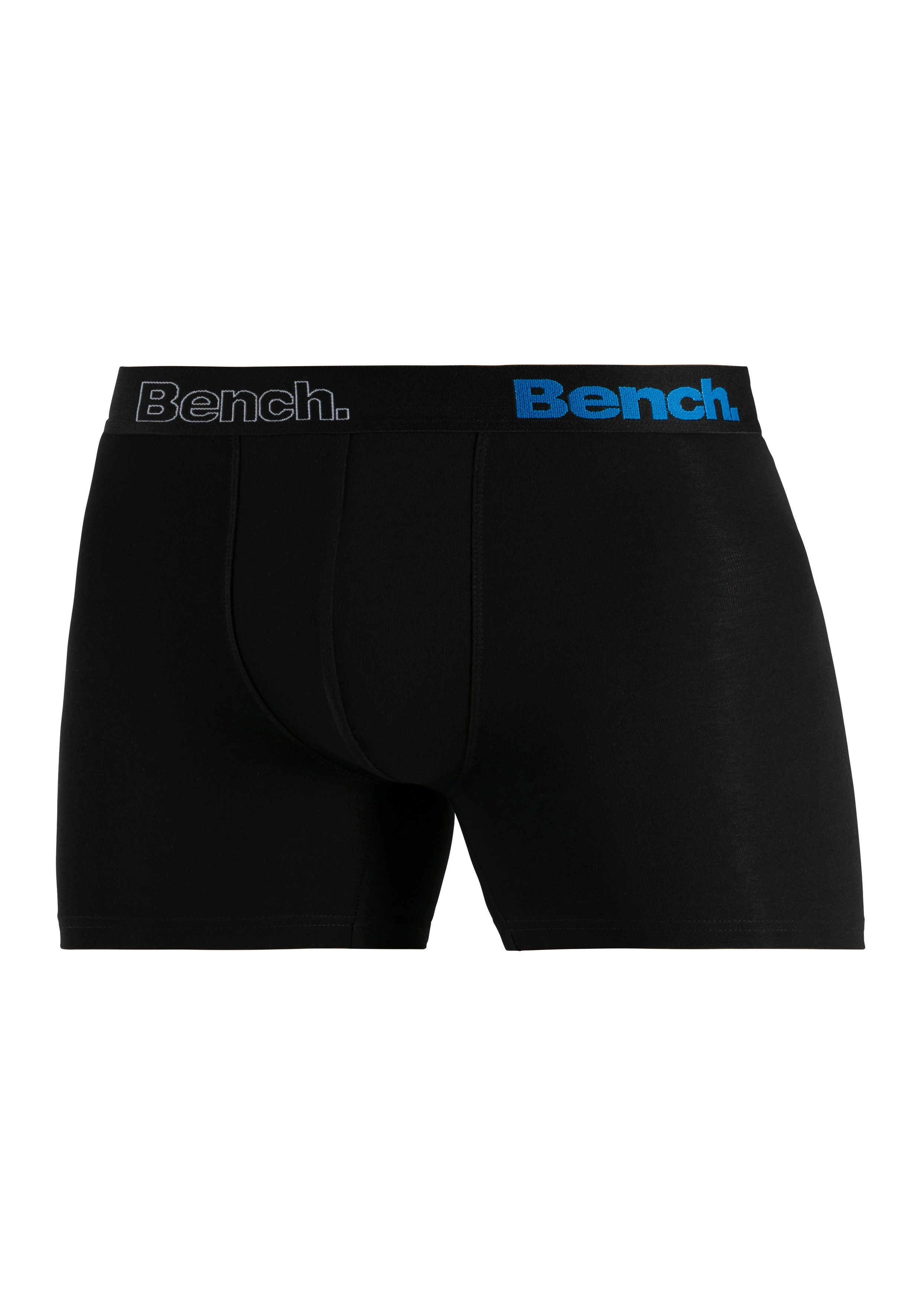 Bench. Lange boxershort Boxershorts voor heren met logo-opschrift in de band (set, 4 stuks)