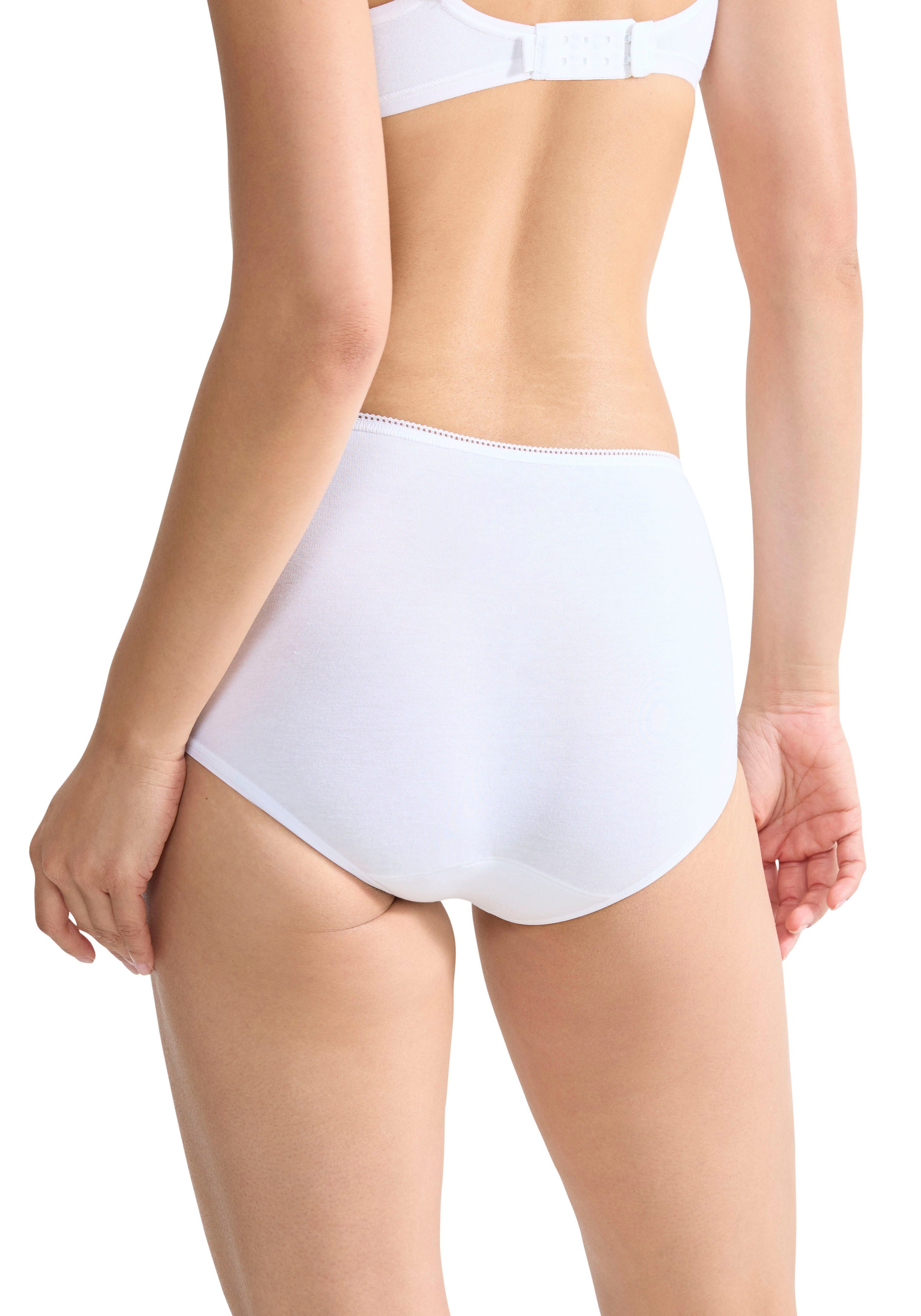 Sloggi Midislip 24/7 Cotton Kant, ondoorzichtig, zachte katoenmix, elastisch (3 stuks)