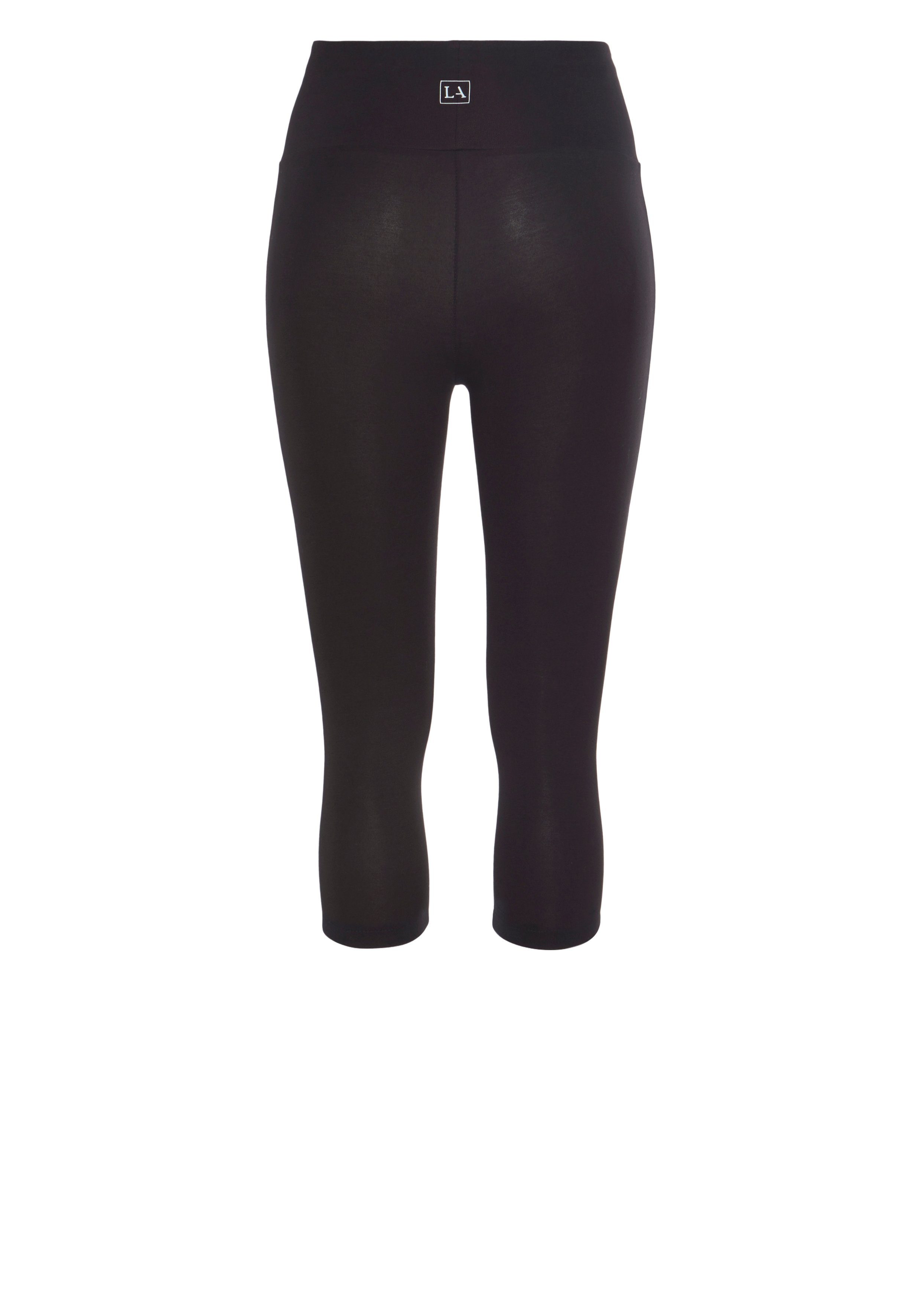 Lascana Caprilegging met brede, zachte boord