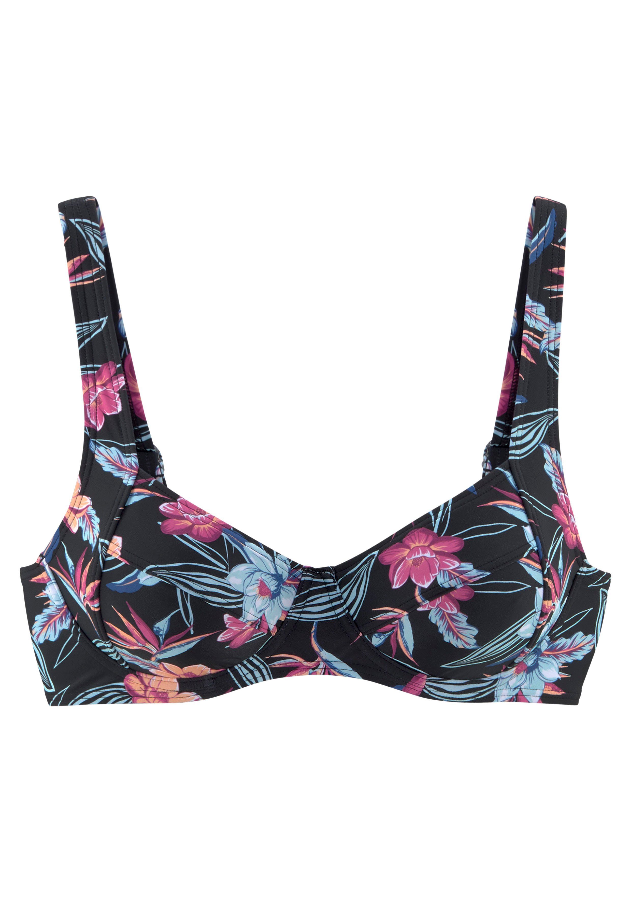 KangaROOS Bikinitop met beugels Agave met bloemenprint