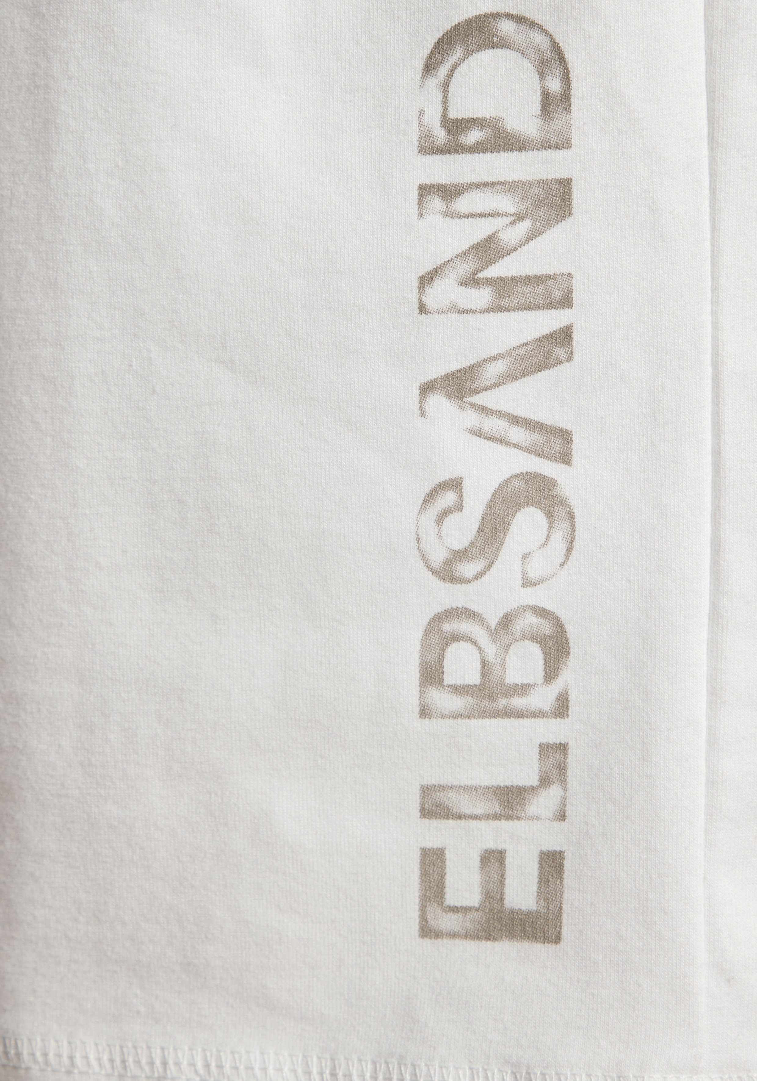 Elbsand 7/8 broek van sweatstof met een brede pijp