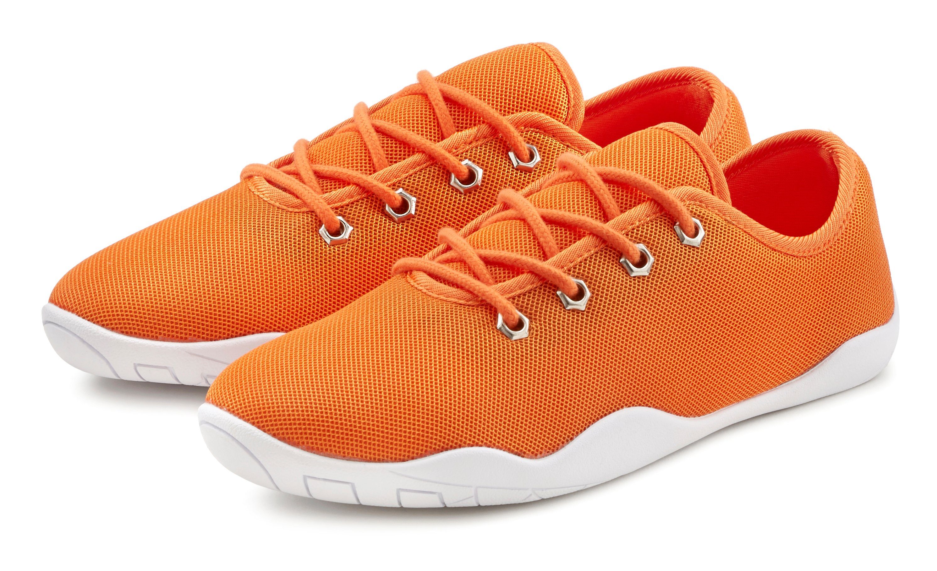 Lascana Sneakers met ultradunne zool, superlicht, veterschoenen, unisex vegan