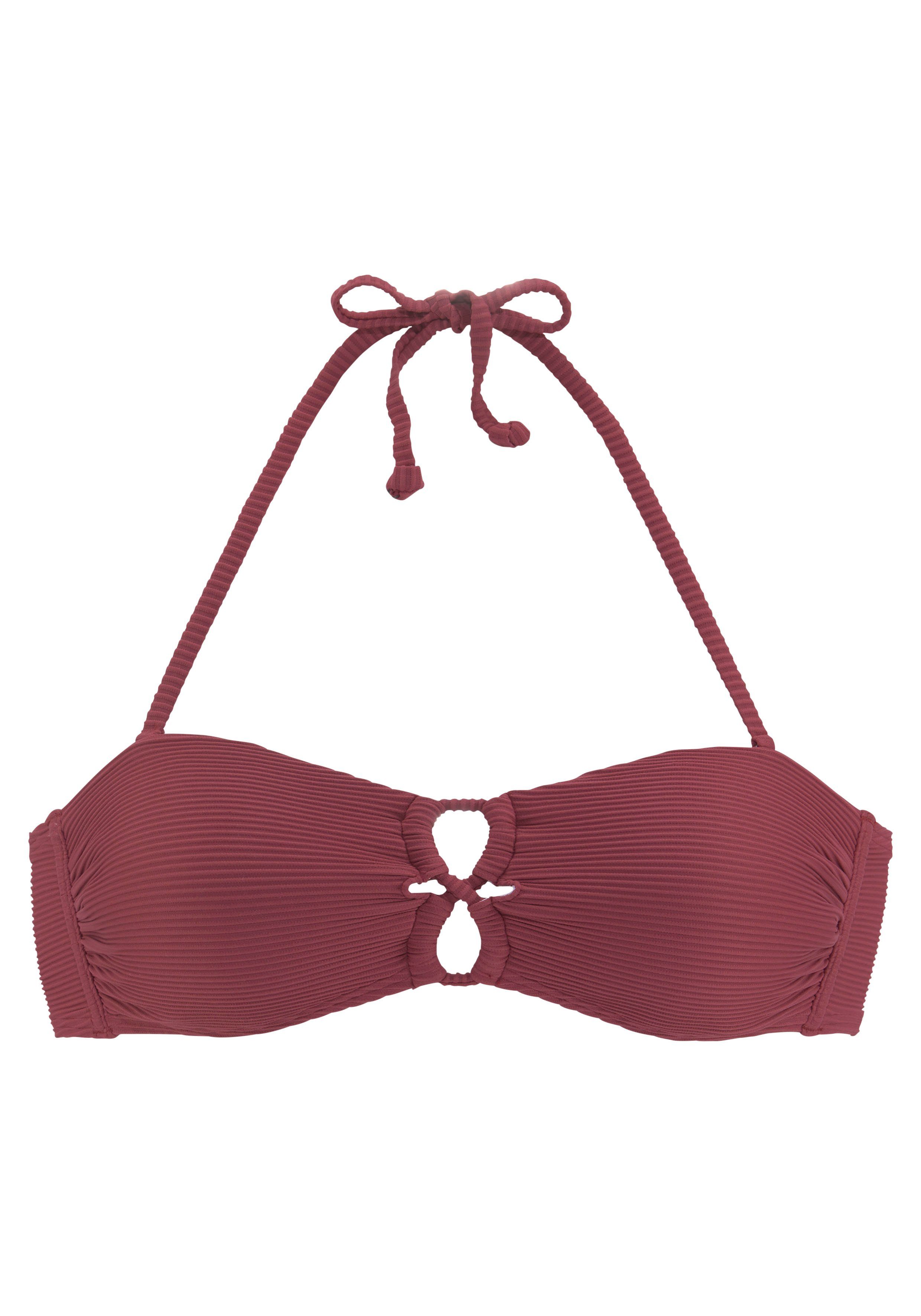 Sunseeker Bandeau-bikinitop Fancy met modieuze siersluiting