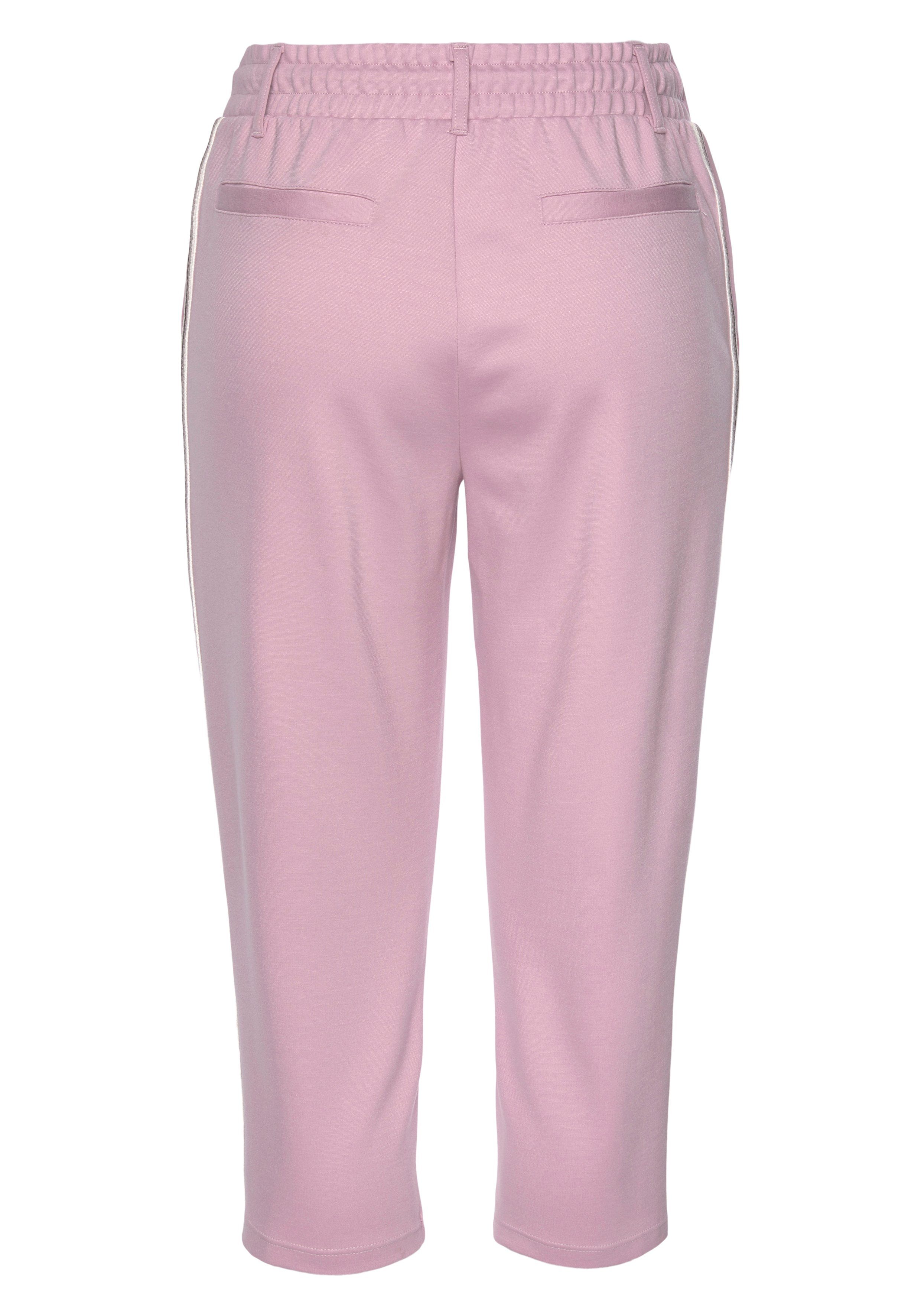 Lascana Capribroek met zijstrepen, loungewear