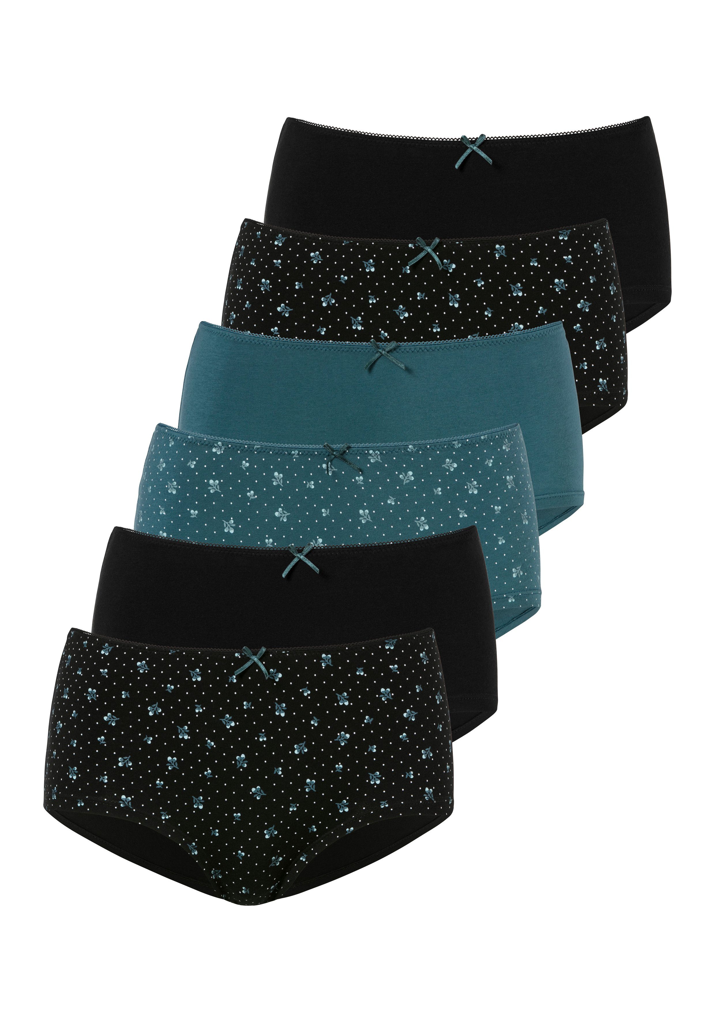 Petite fleur Hipster van elastisch katoen (6 stuks, Set van 6)