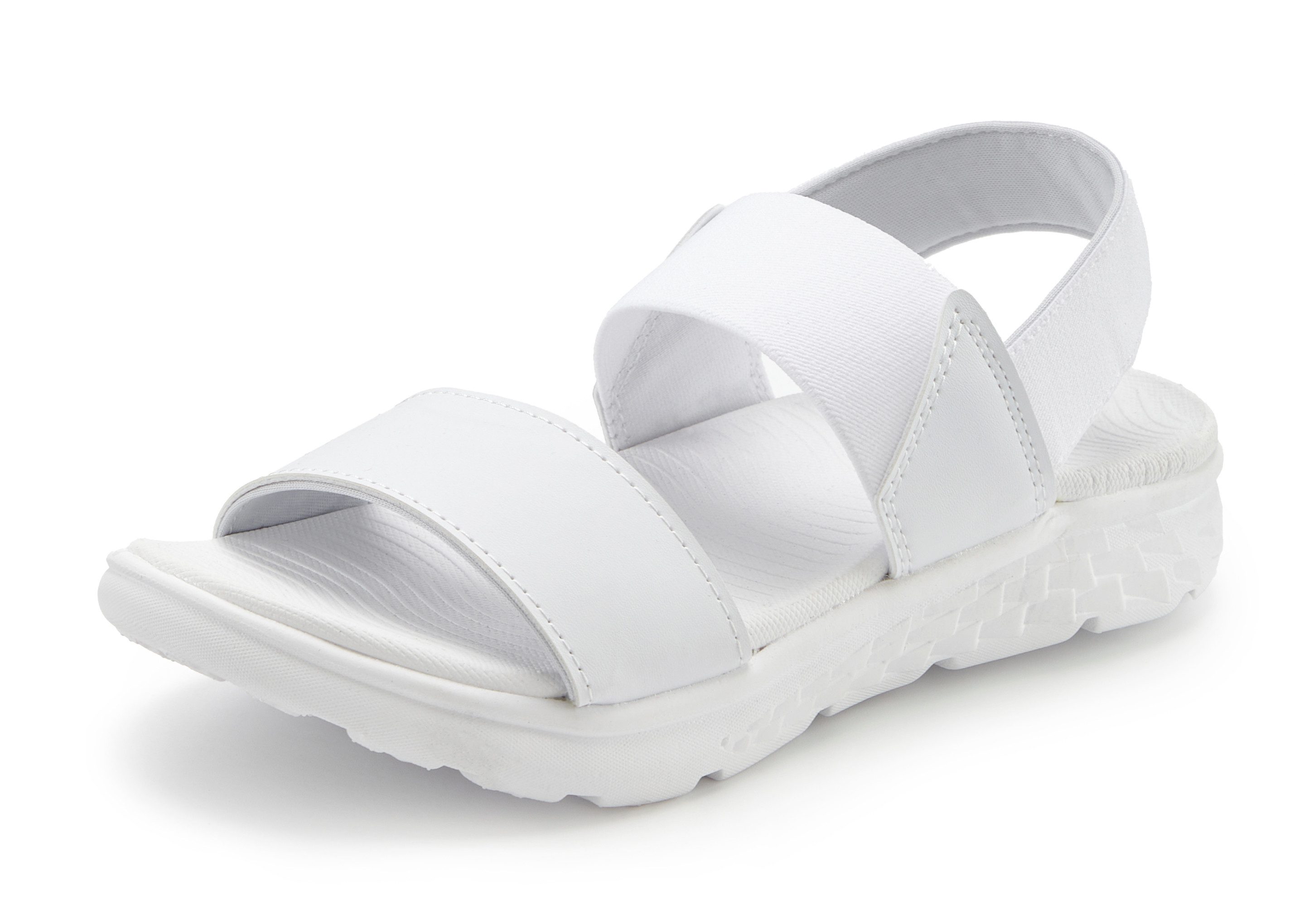 Vivance Sandalen Zomerschoen Sandalette, zomerschoen met lichte zool & elastische banden VEGAN