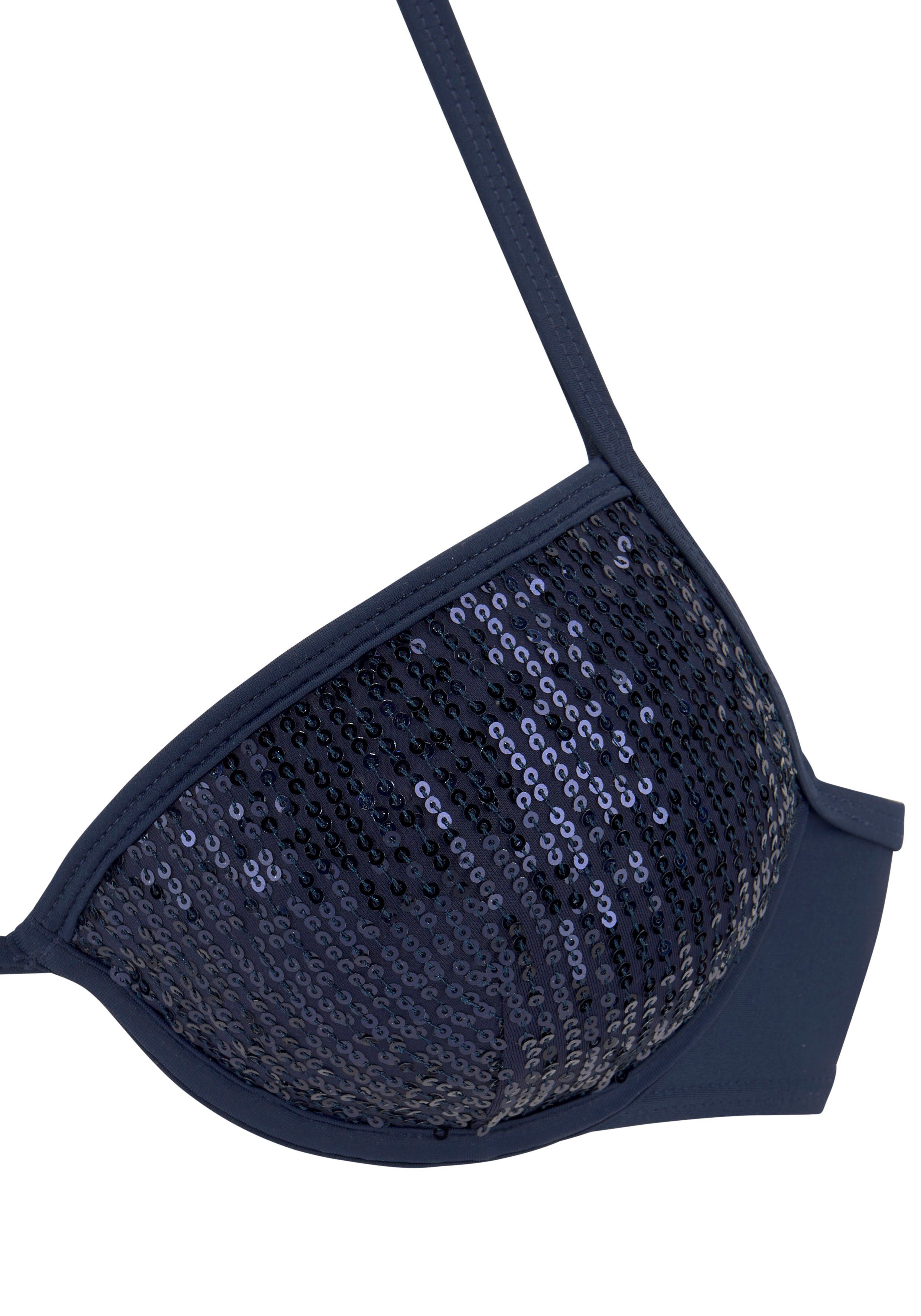 Bruno Banani Push-upbikini met pailletten