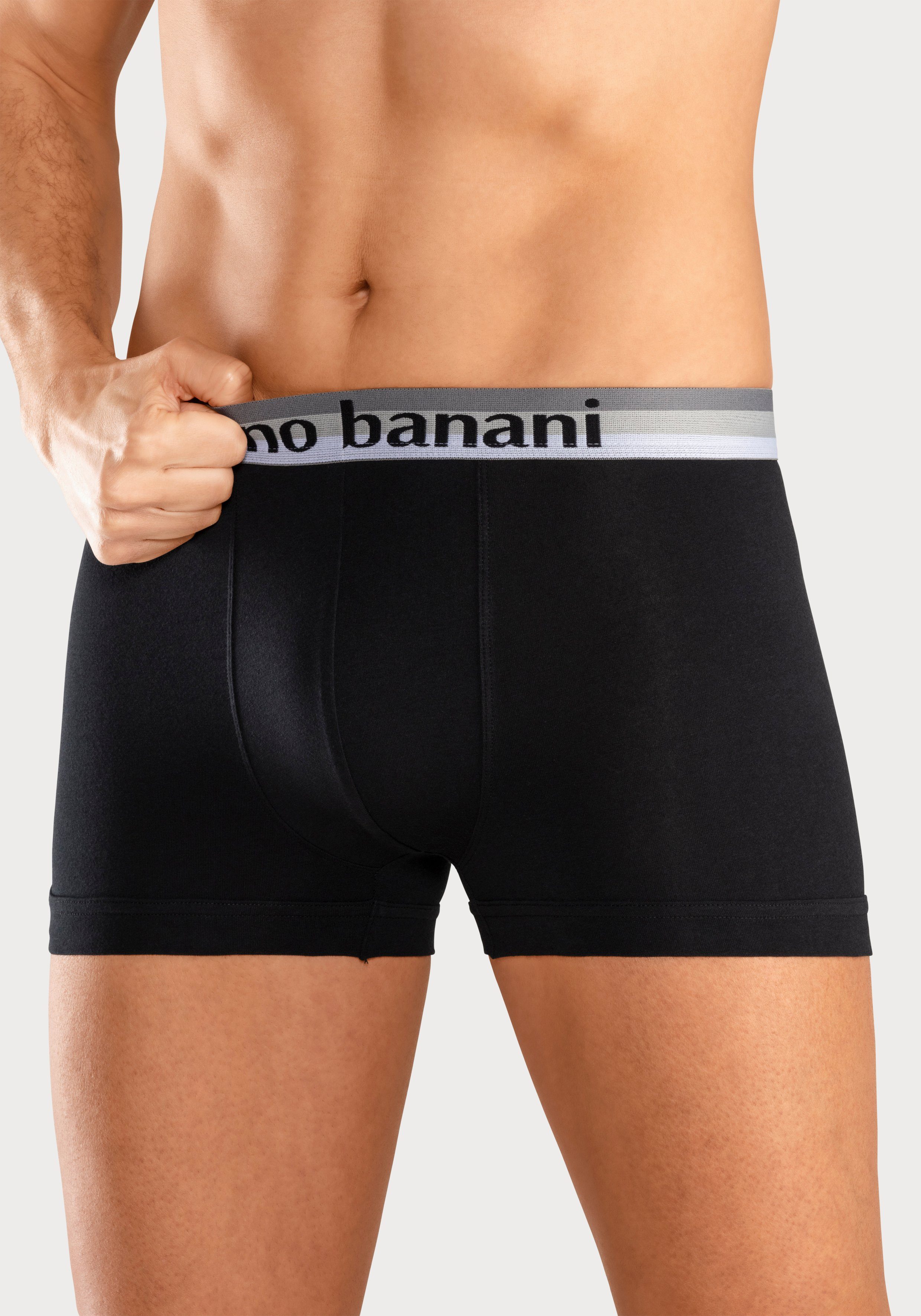 Bruno Banani Boxershort voor heren met gestreepte logoweefband (set, 5 stuks) heren maat XL grijs