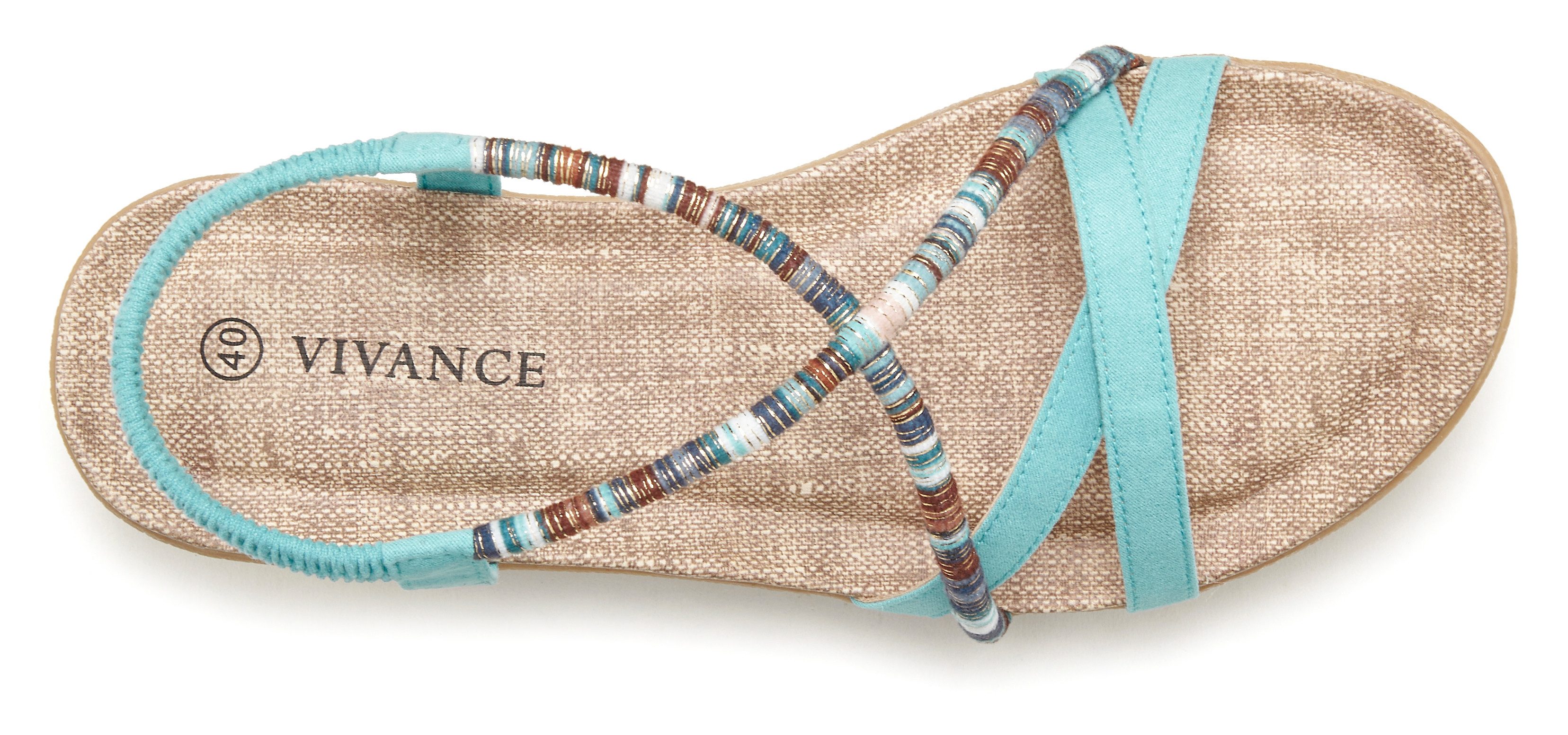 Vivance Sandalen Zomerschoen met subtiele sierdetails, sandaal, zomerschoen vegan