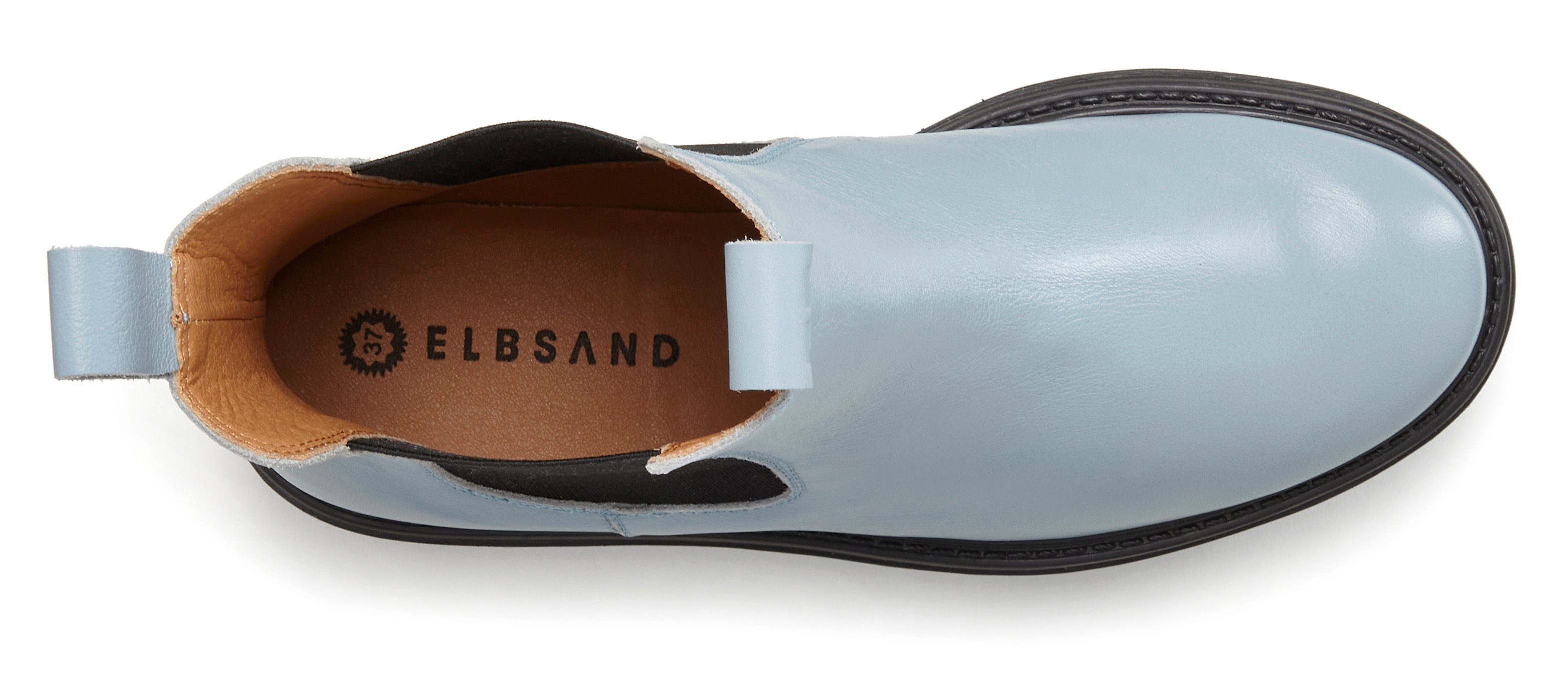 Elbsand Laarsjes Chelsea laarzen, instaplaarzen, bikerboots van leer