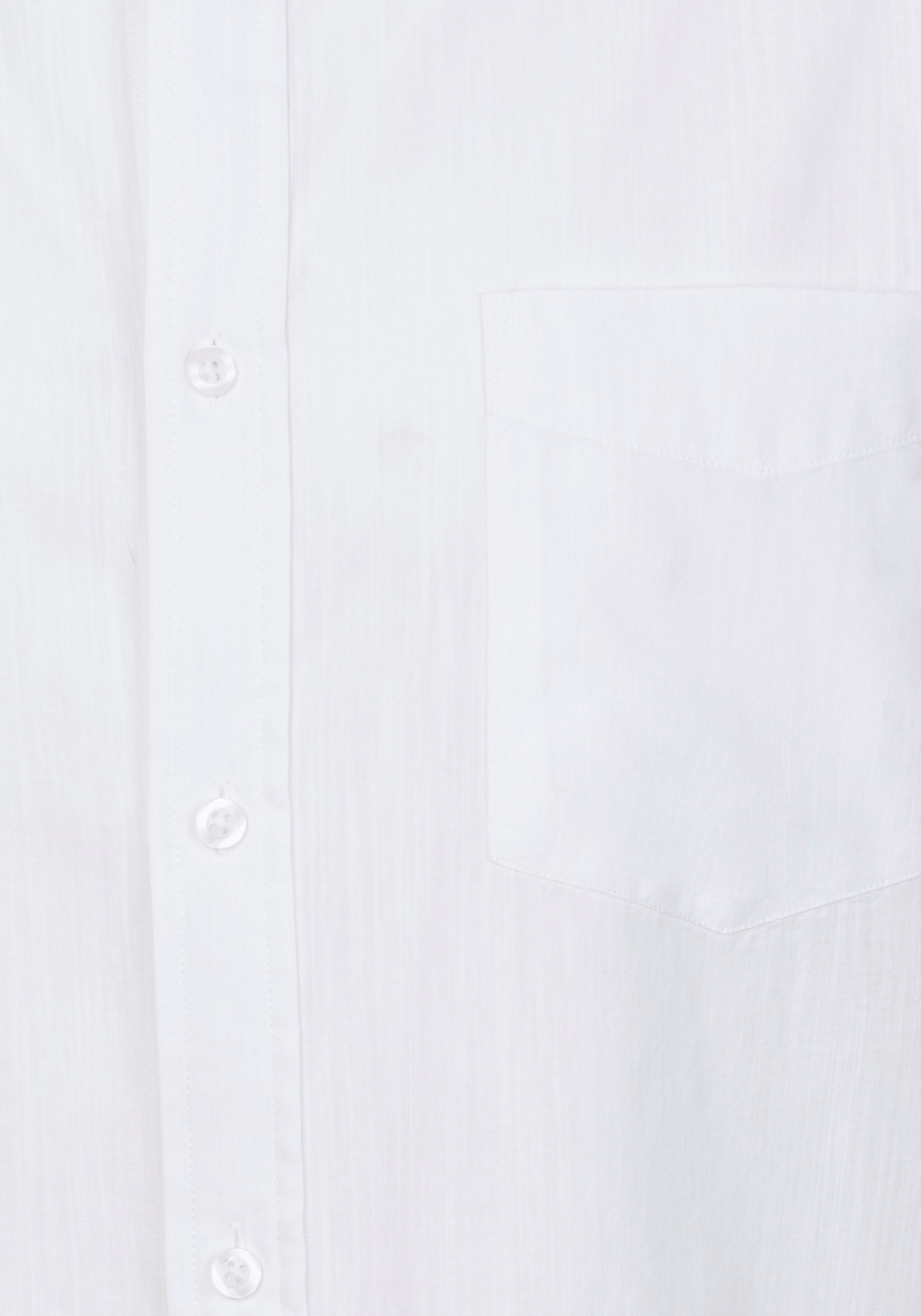 H.I.S Overhemd met lange mouwen Regular fit, staande kraag shirt met borstzak, 100% katoen