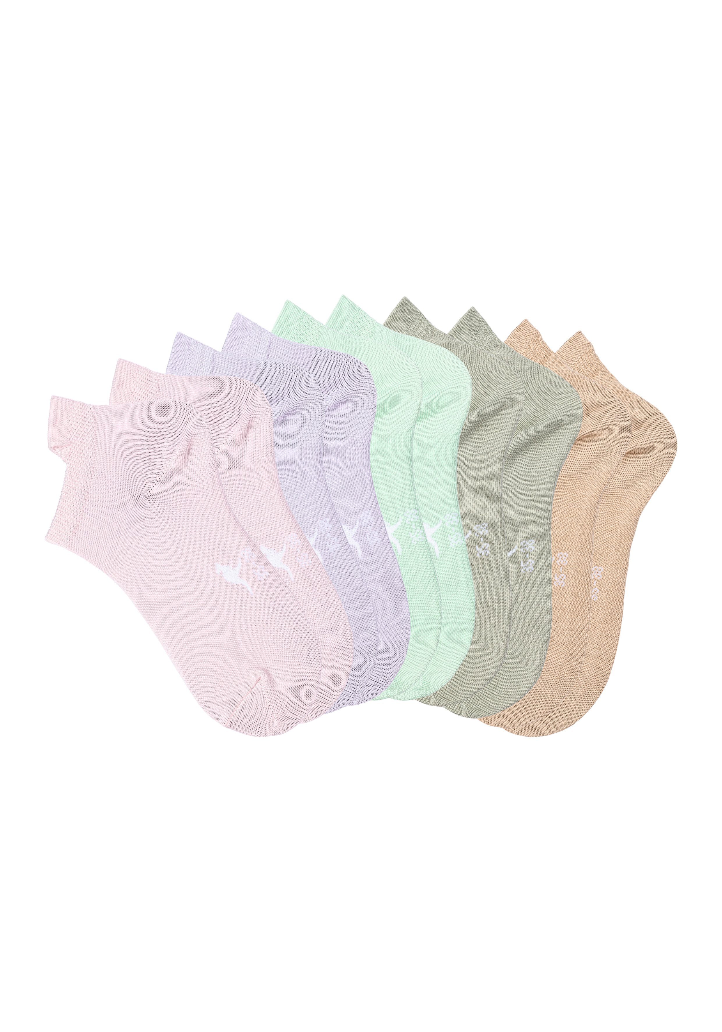 KangaROOS Sneakersokken met verhoogde boord (set, 10 paar)